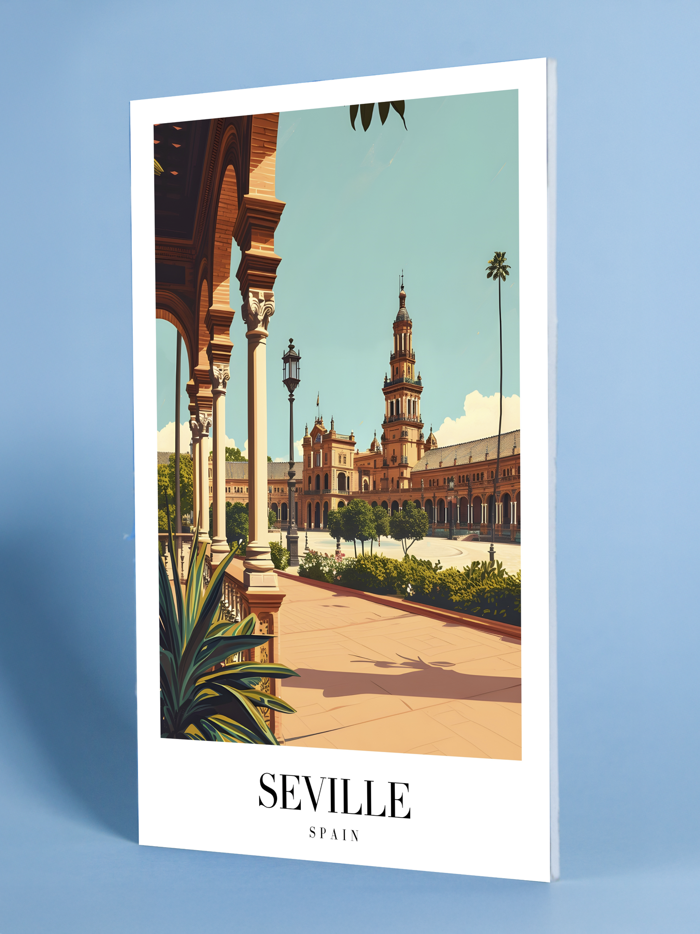 Seville Spain Wall Art – Elegant Plaza de España Poster