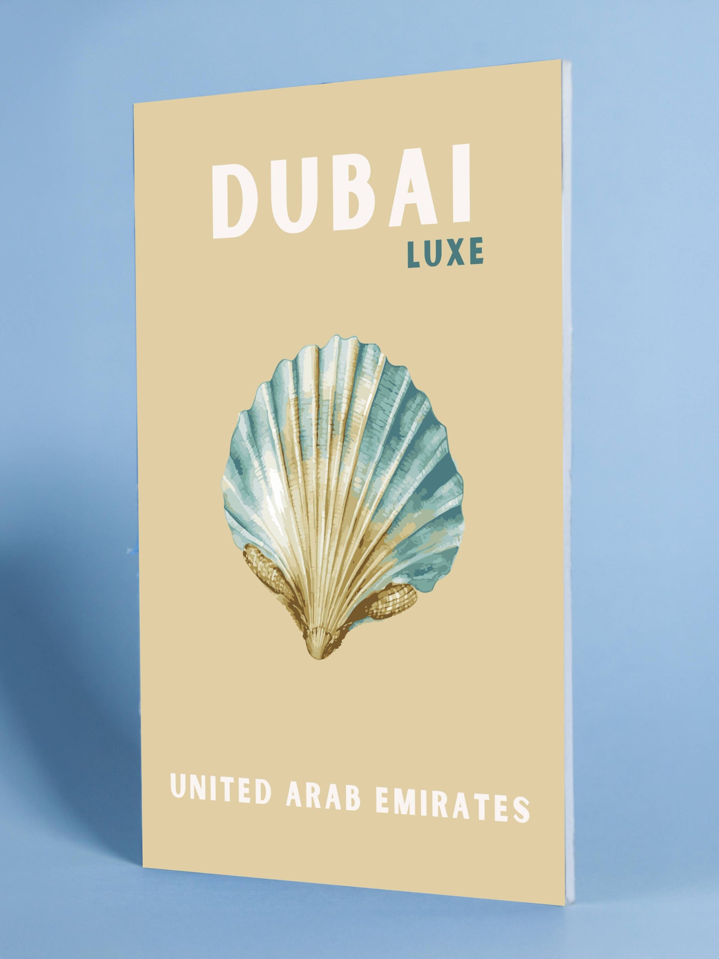 Dubai Luxe United Arab Emirates Shell Art Print