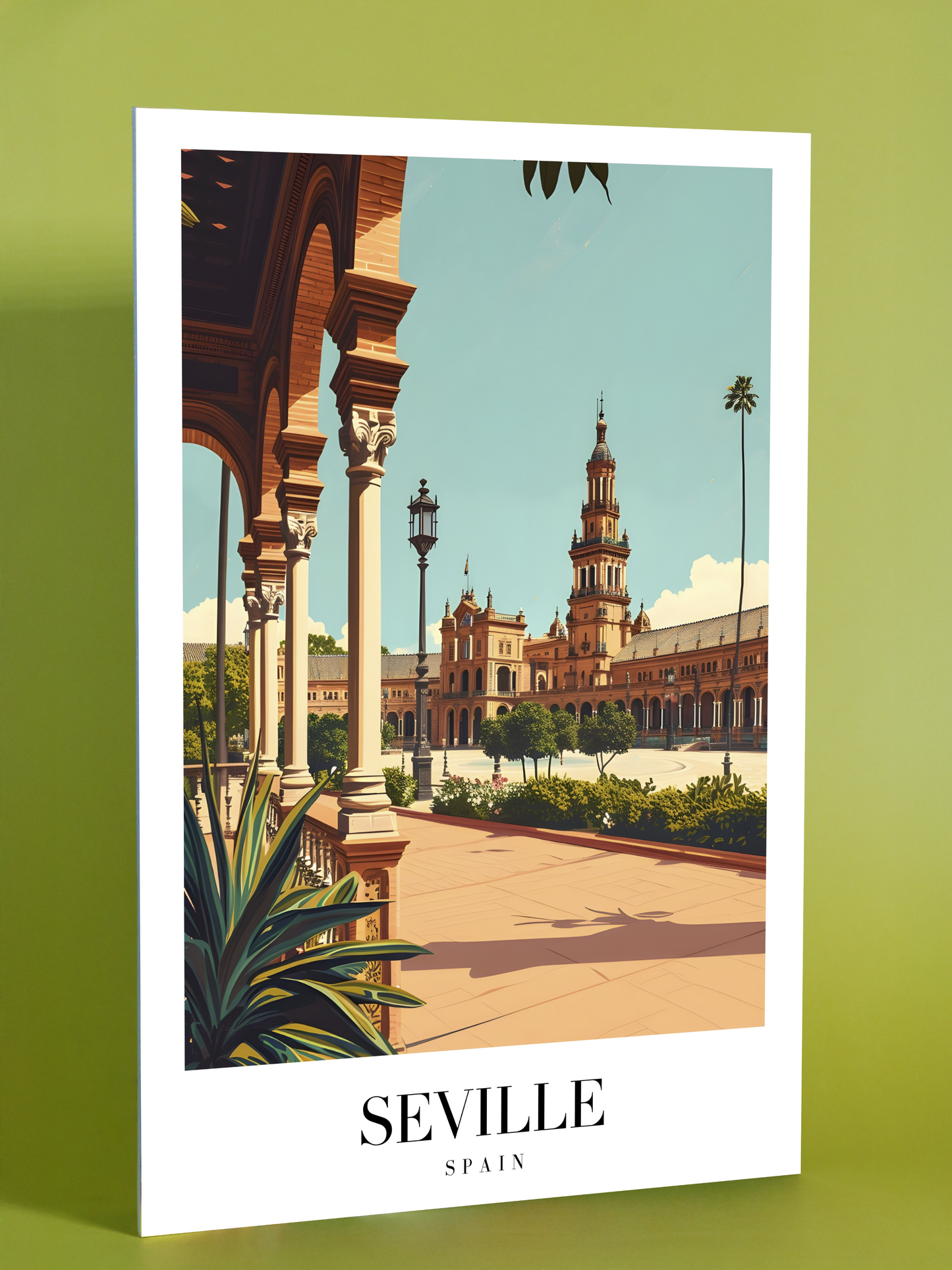 Seville Spain Wall Art – Elegant Plaza de España Poster