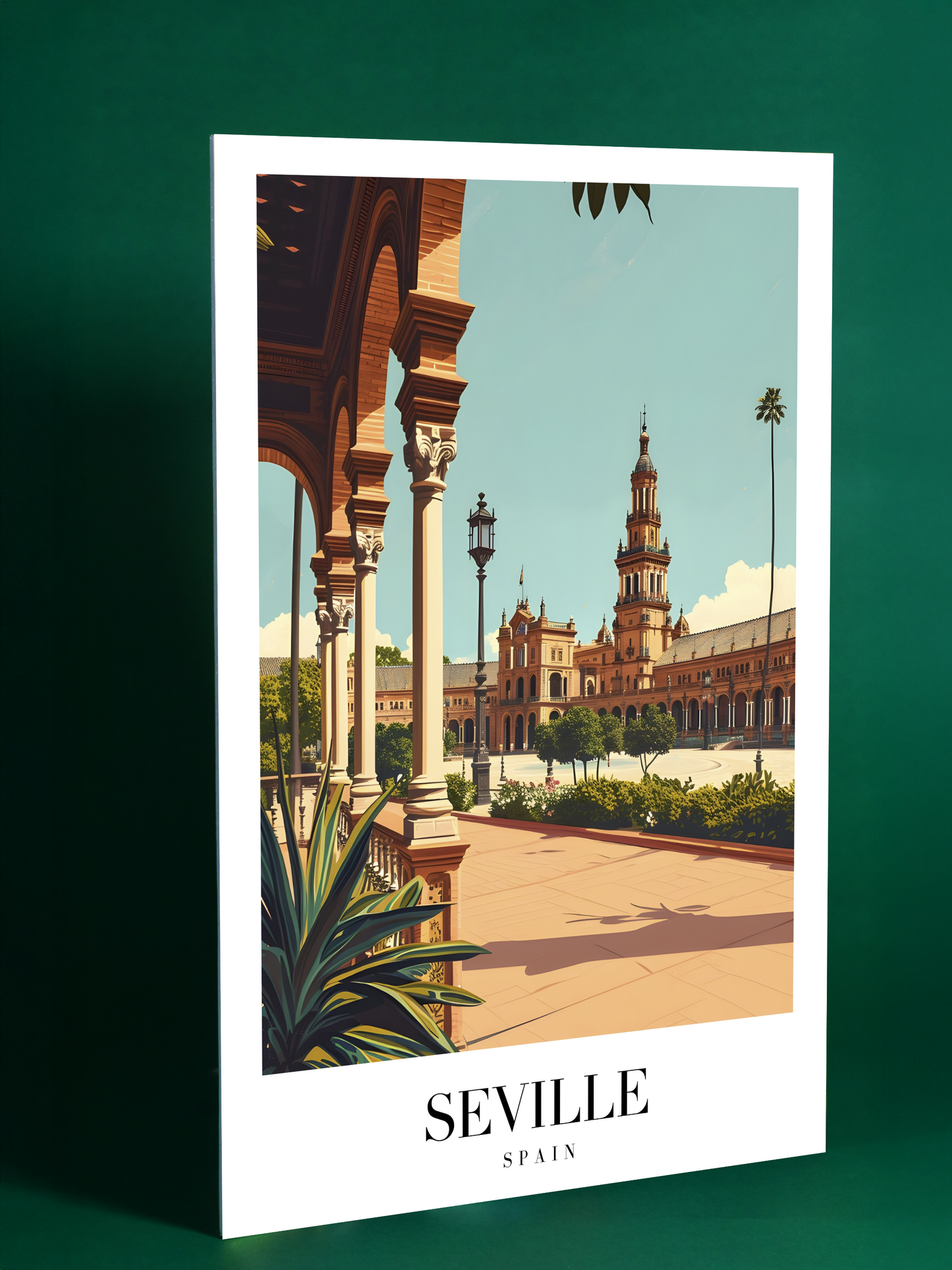 Seville Spain Wall Art – Elegant Plaza de España Poster