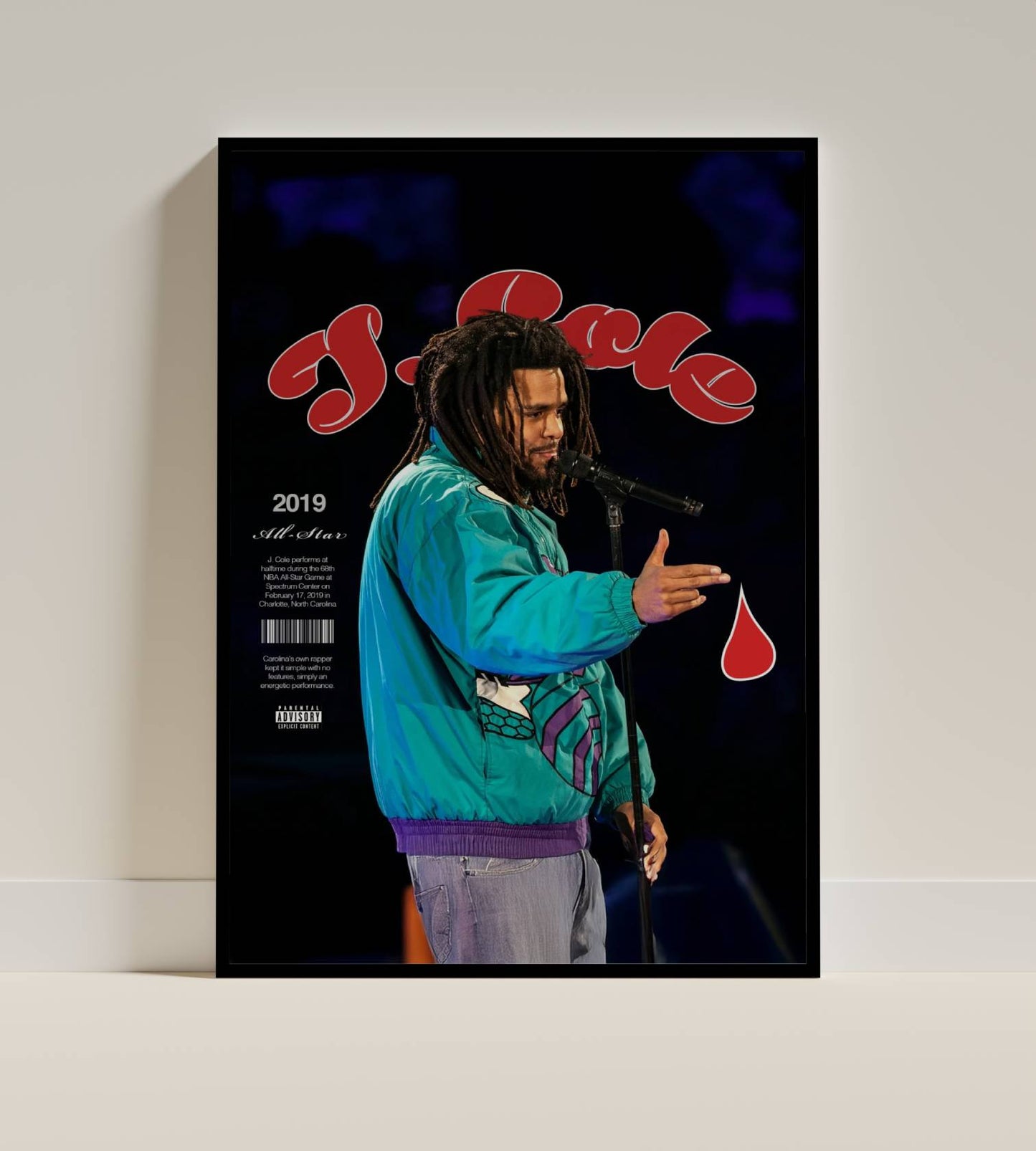 J. Cole Concert Art Print