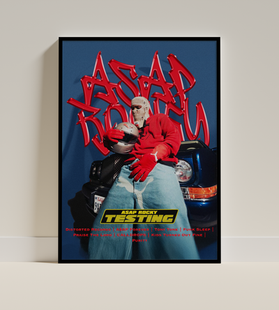 ASAP Rocky “Testing” Graffiti Edition Poster
