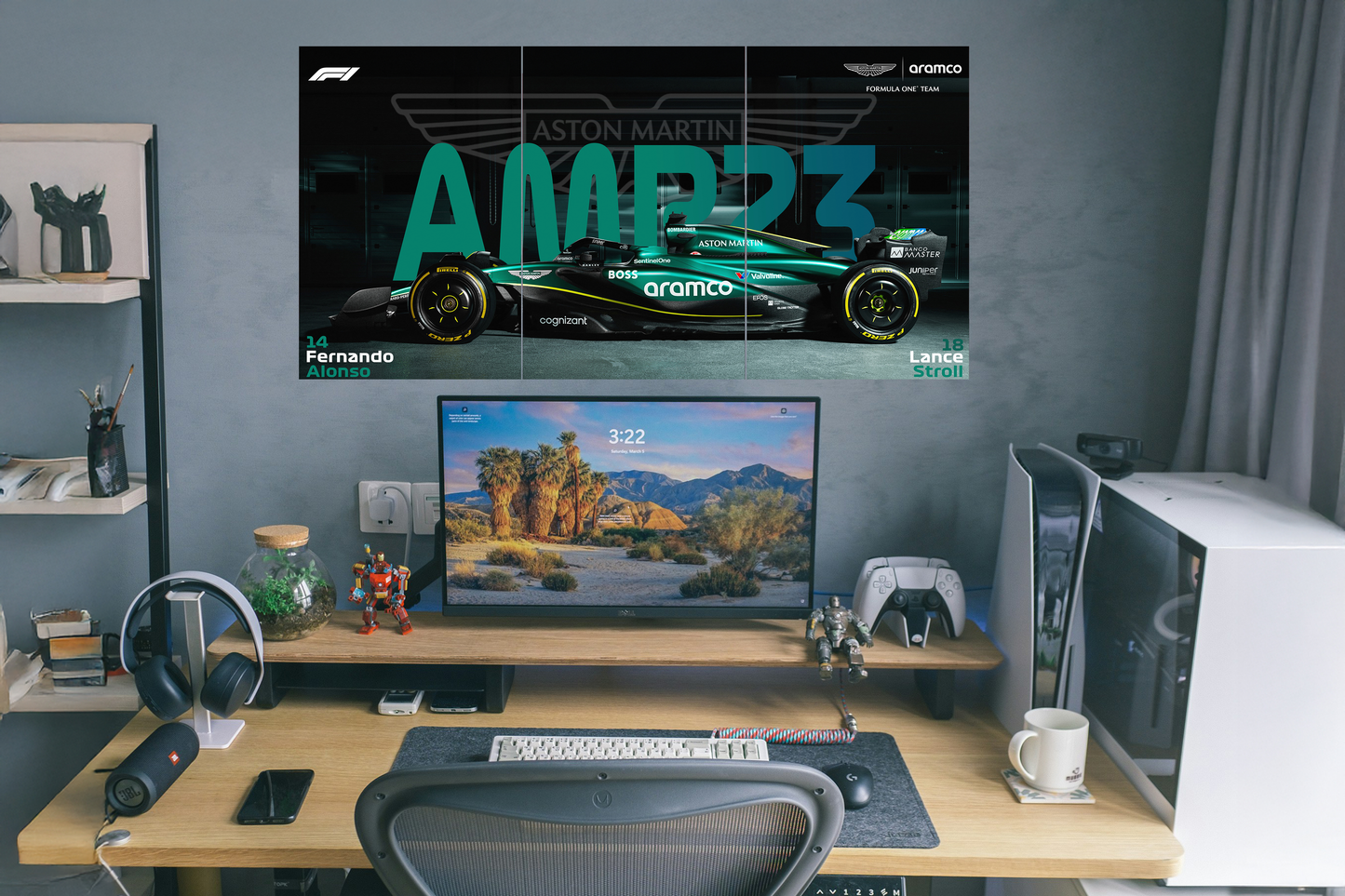 Aston Martin AMR23 Split Poster