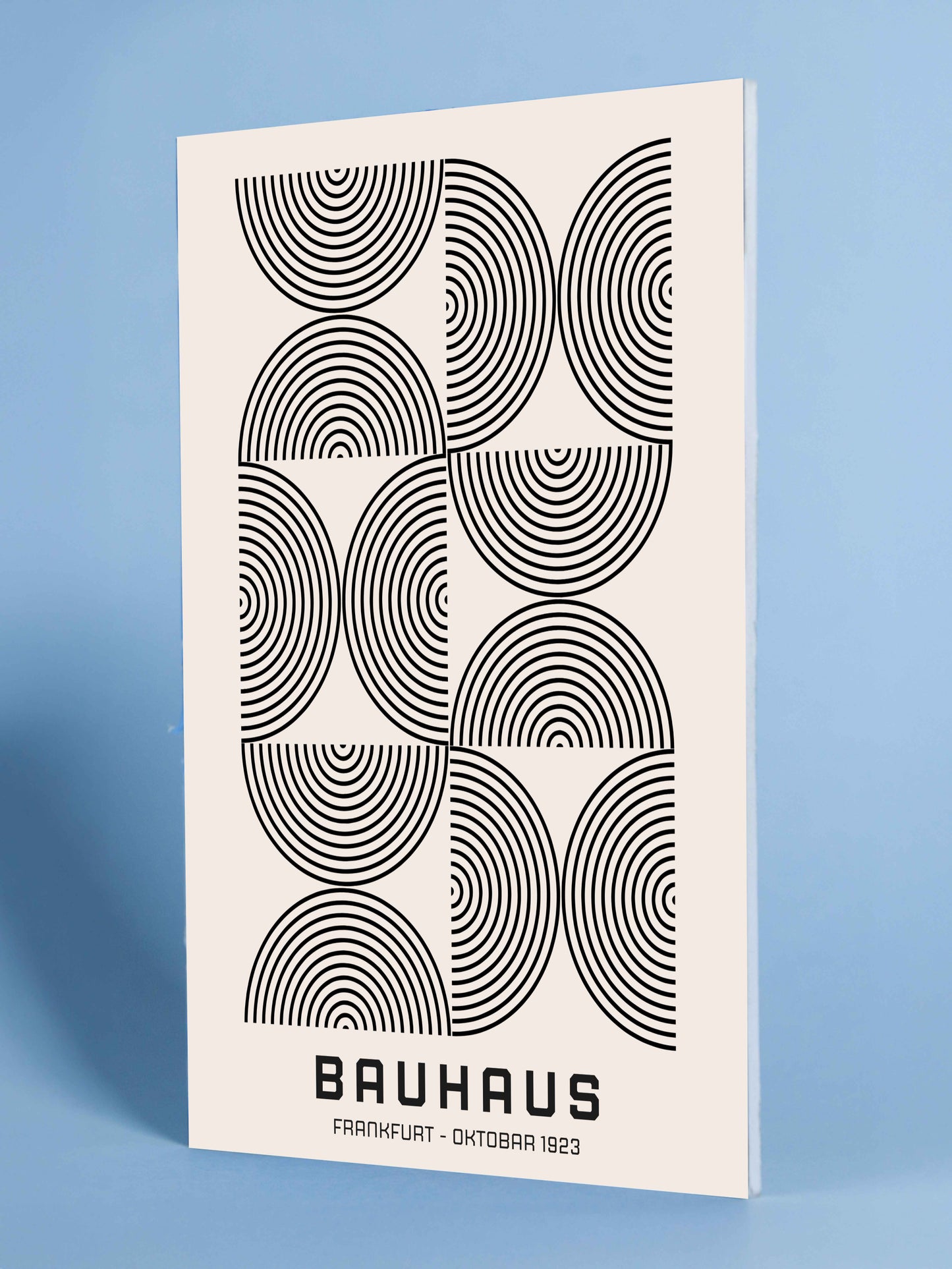Bauhaus Geometric Circles Poster – Frankfurt 1923