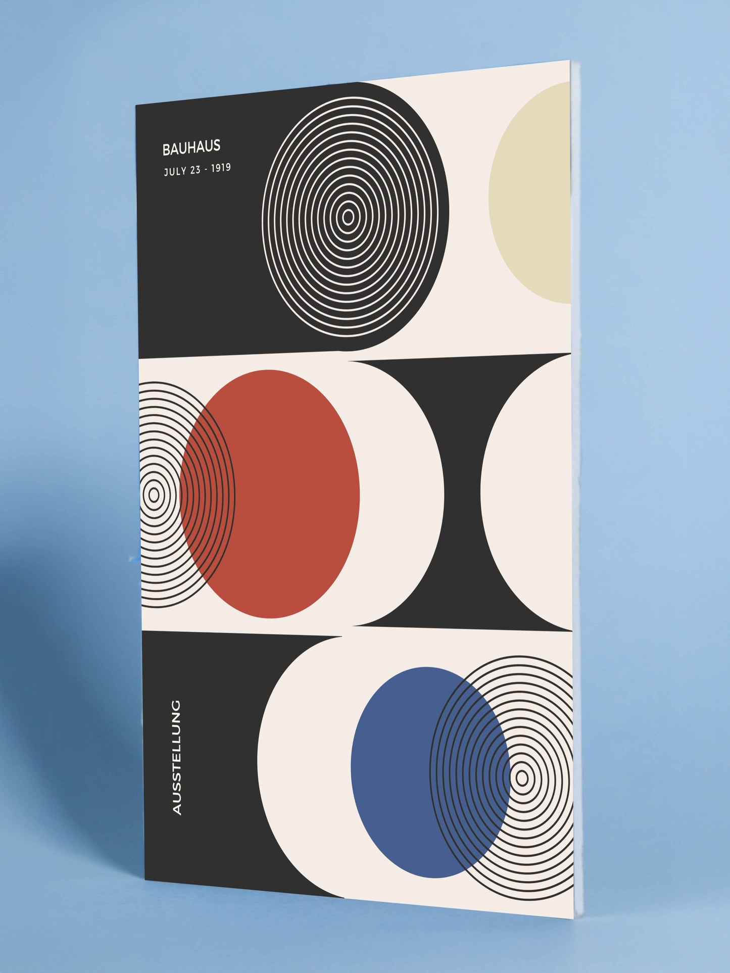 Bauhaus Circles July 1919 Abstract Wall Art