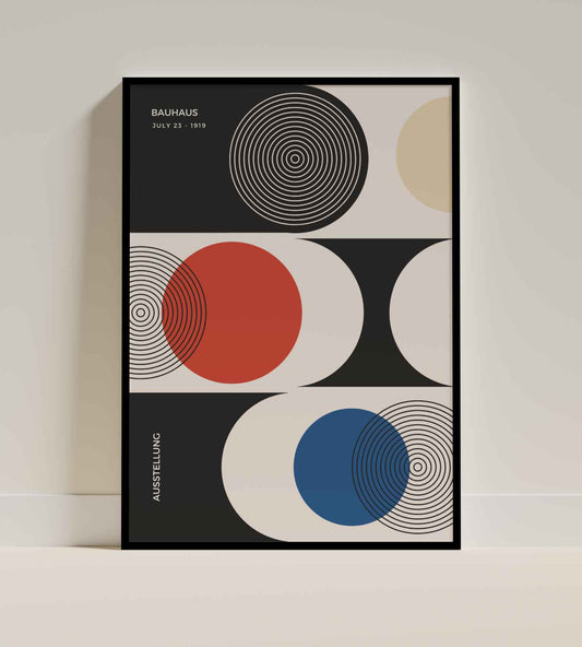 Bauhaus Circles July 1919 Abstract Wall Art