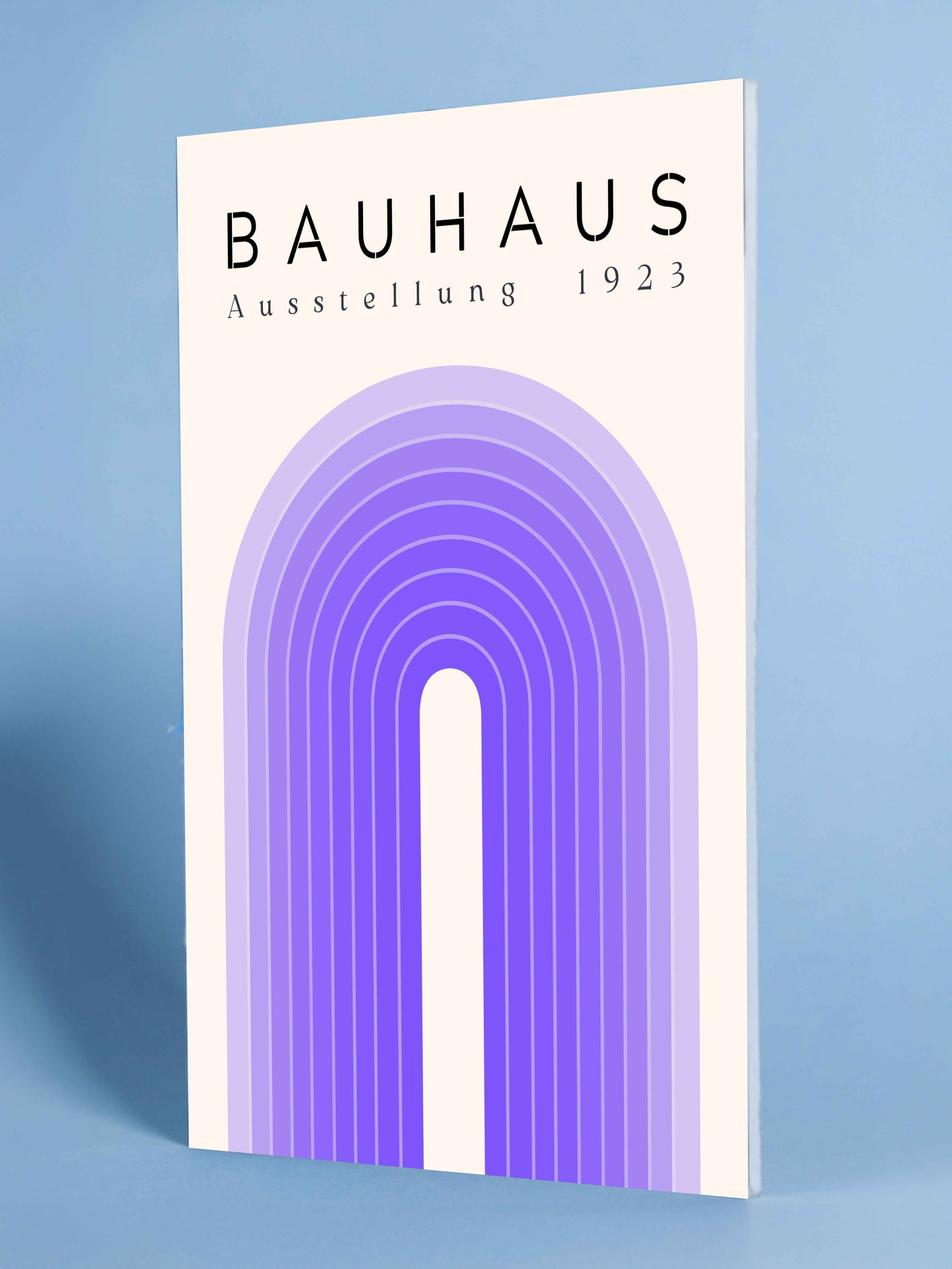 Bauhaus Poster – Violet Exhibition Arch (1923)