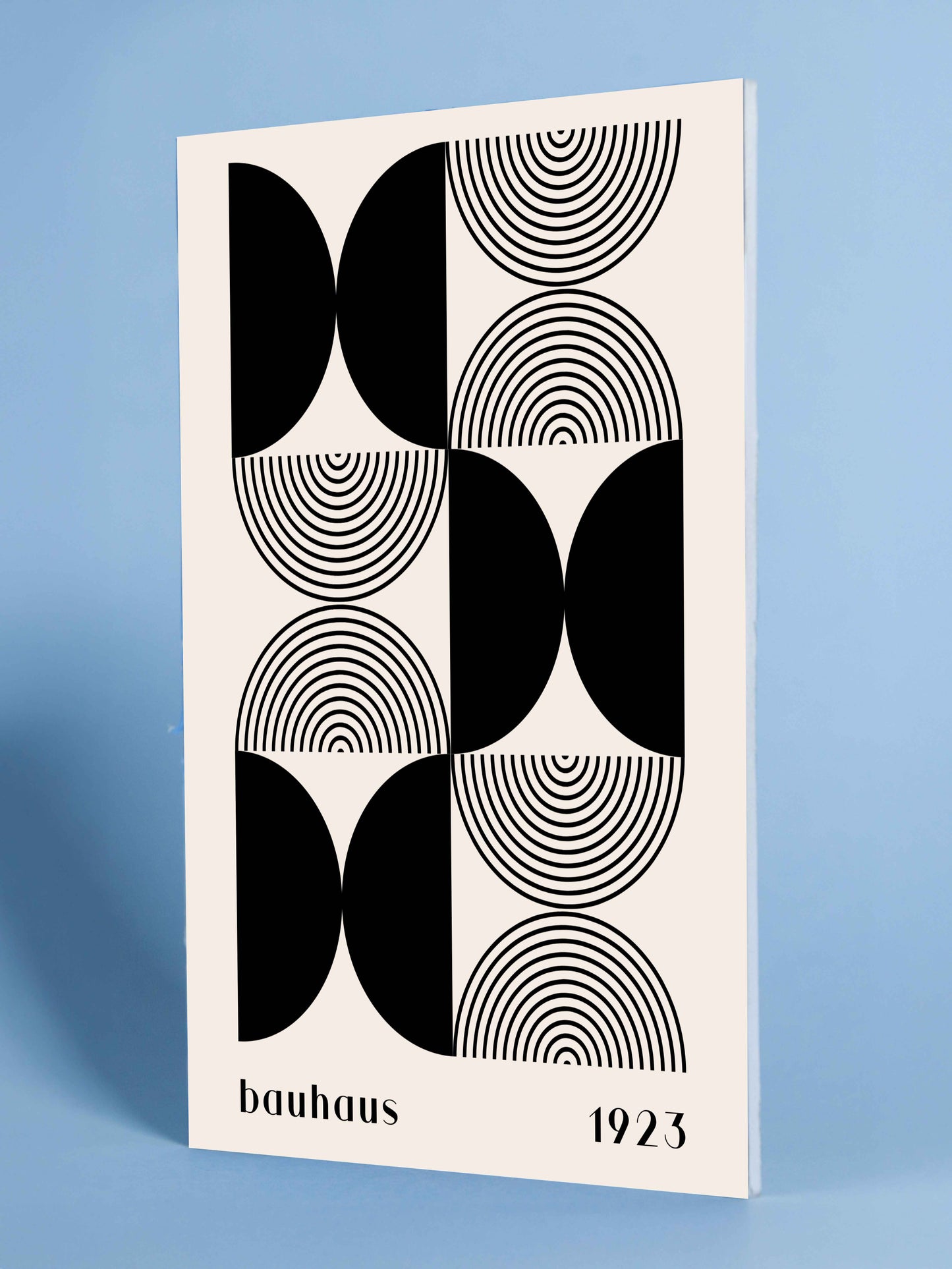 Bauhaus Geometric Circles Poster (1923)
