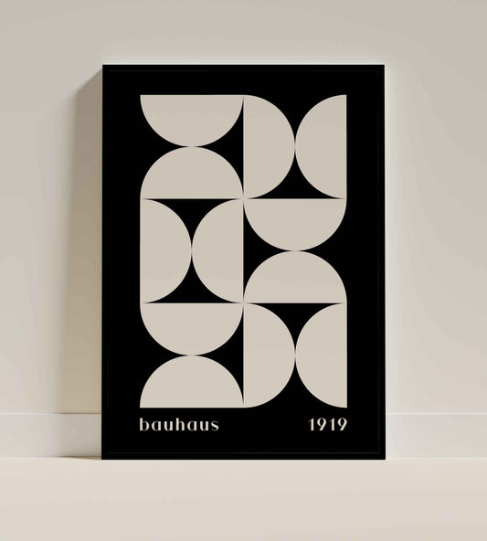 Bauhaus Geometric Artwork (1919) – Abstract Composition