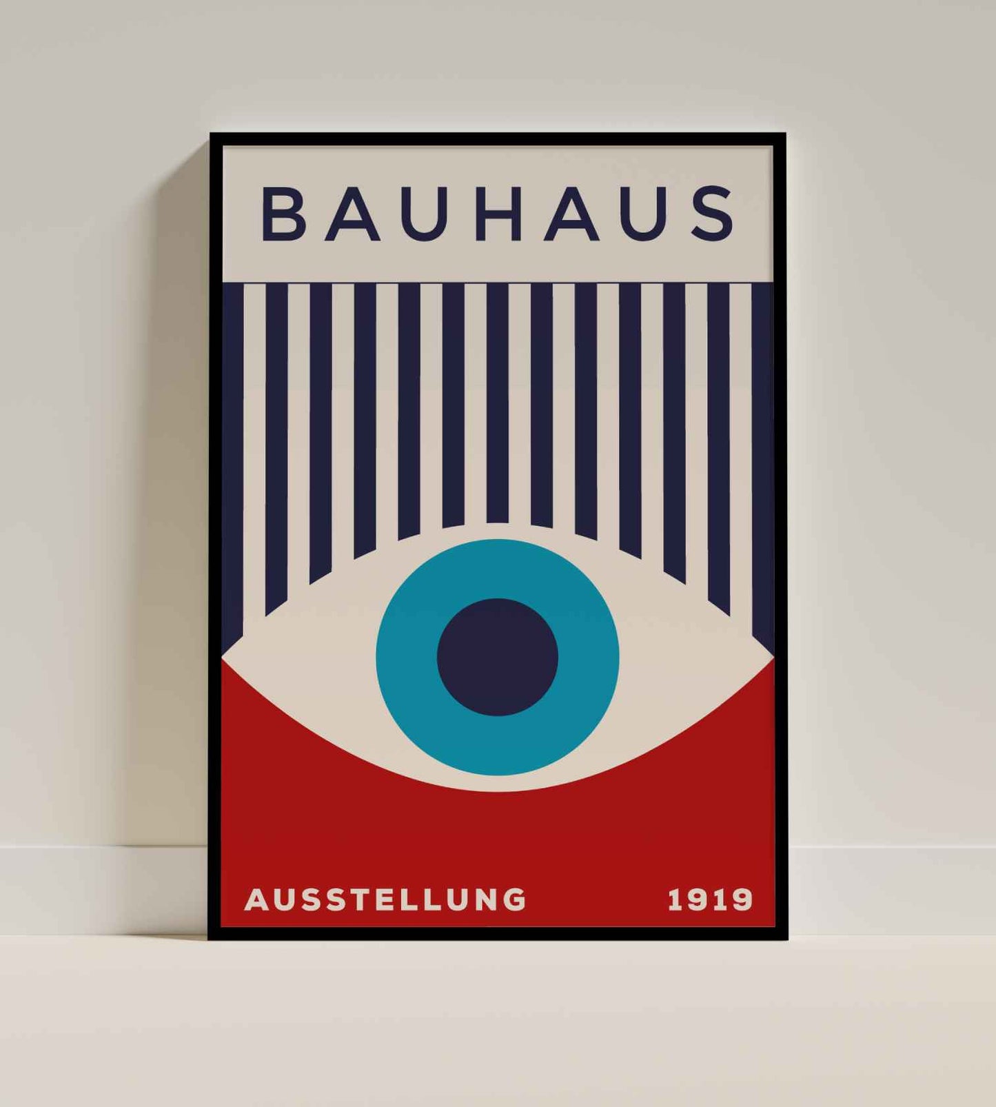 Bauhaus Eye Graphic Poster (1919)