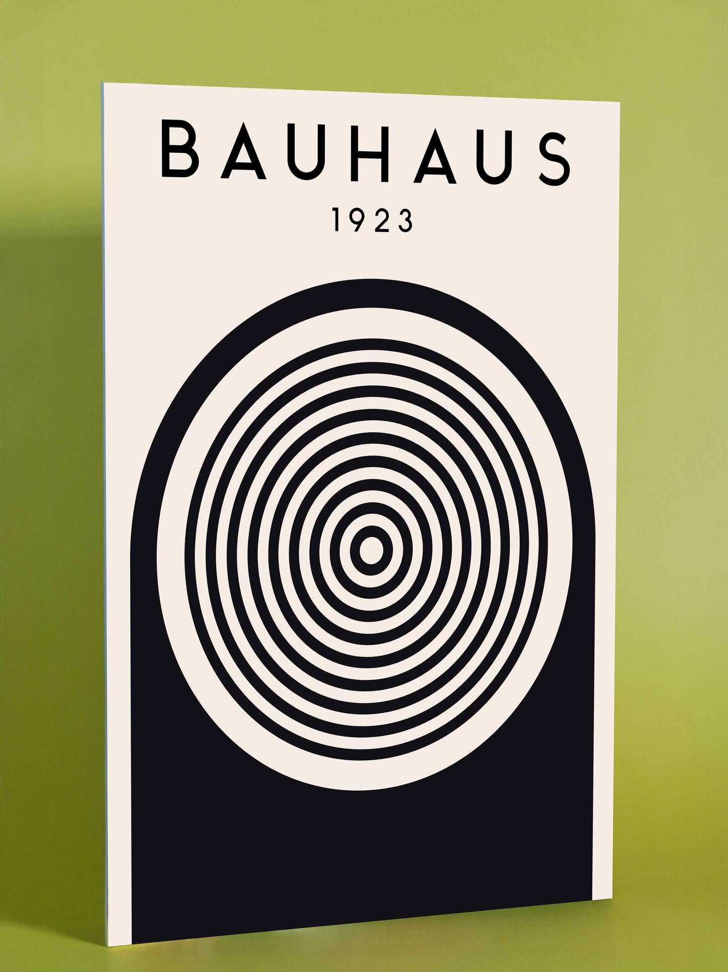 Bauhaus Concentric Circles Poster 1923