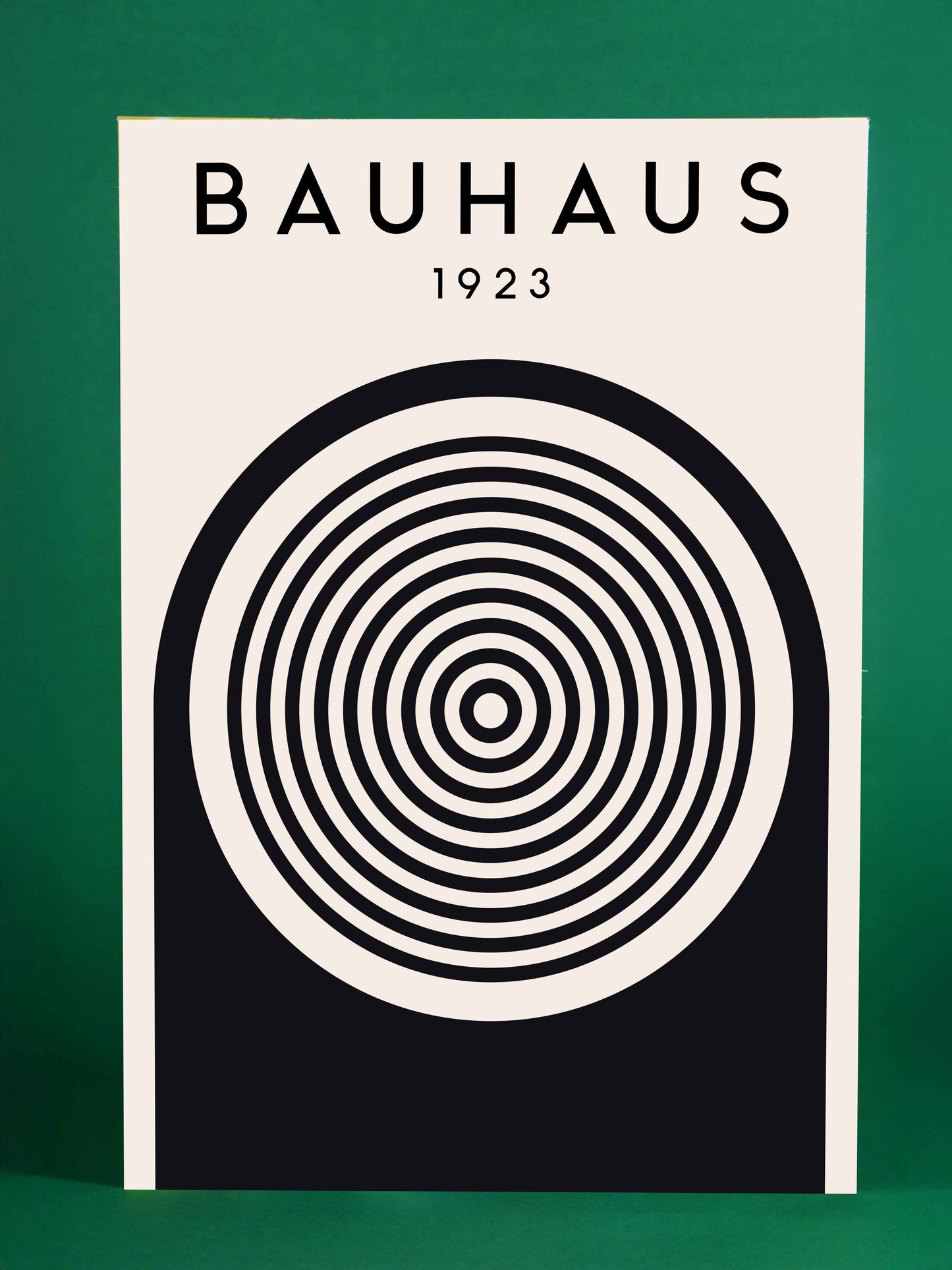 Bauhaus Concentric Circles Poster 1923