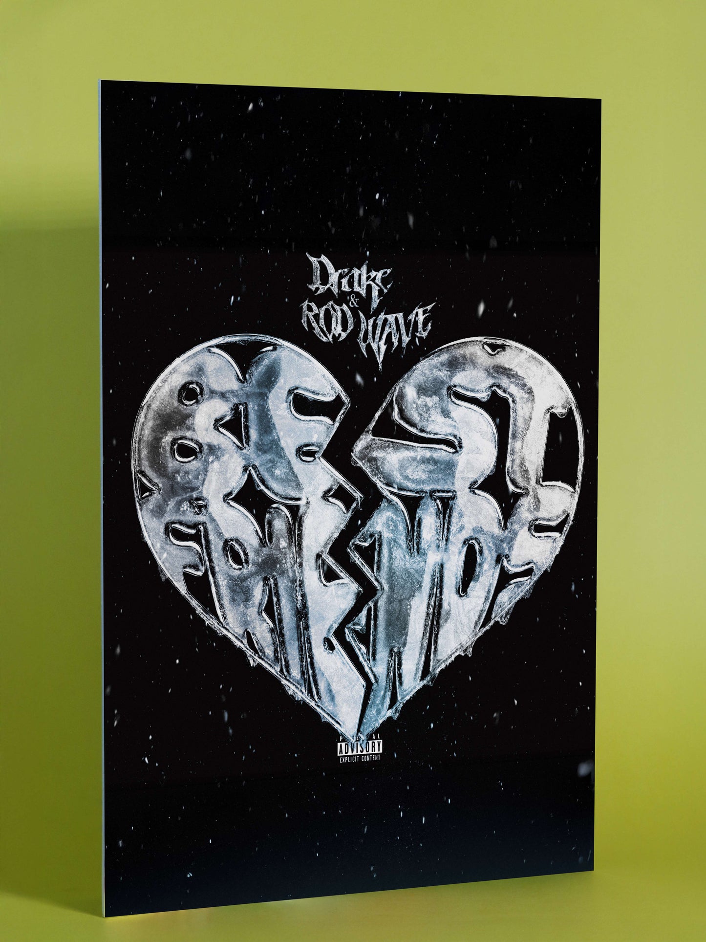Drake & Rod Wave “Best Friends” Art Poster
