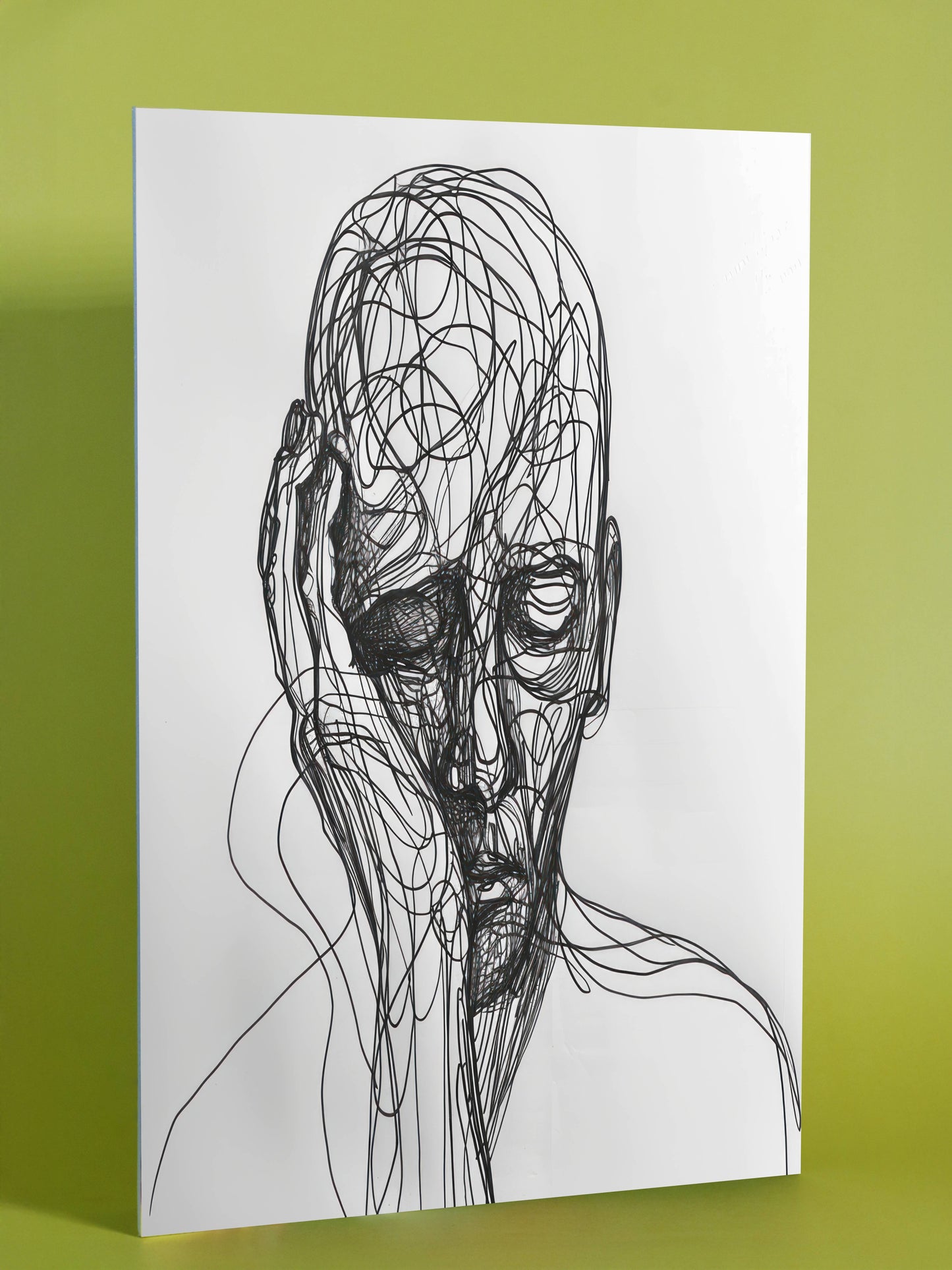 Abstract Contemplation Line Art