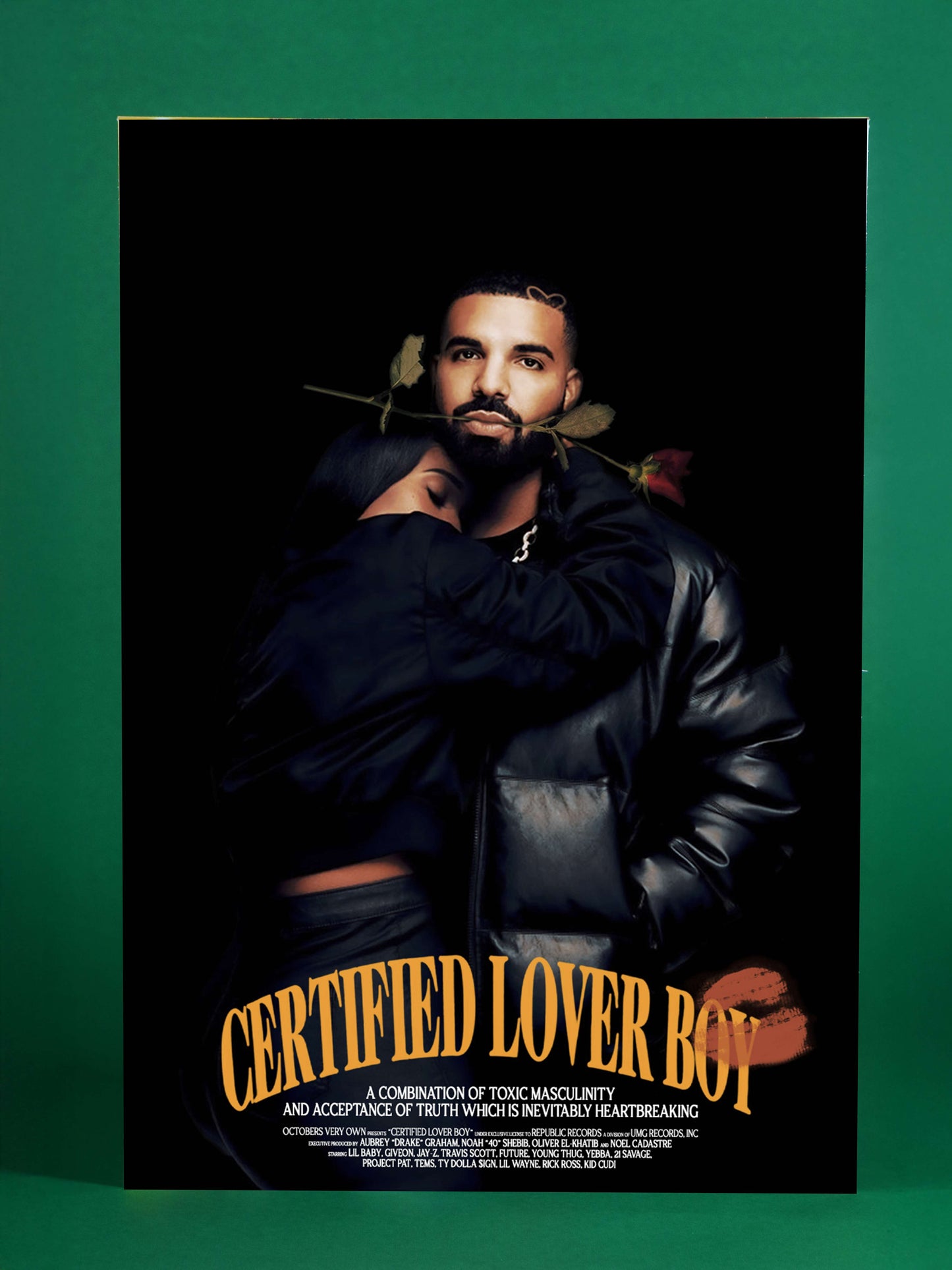 Certified Lover Boy Poster – Inspired Modern Hip-Hop Art
