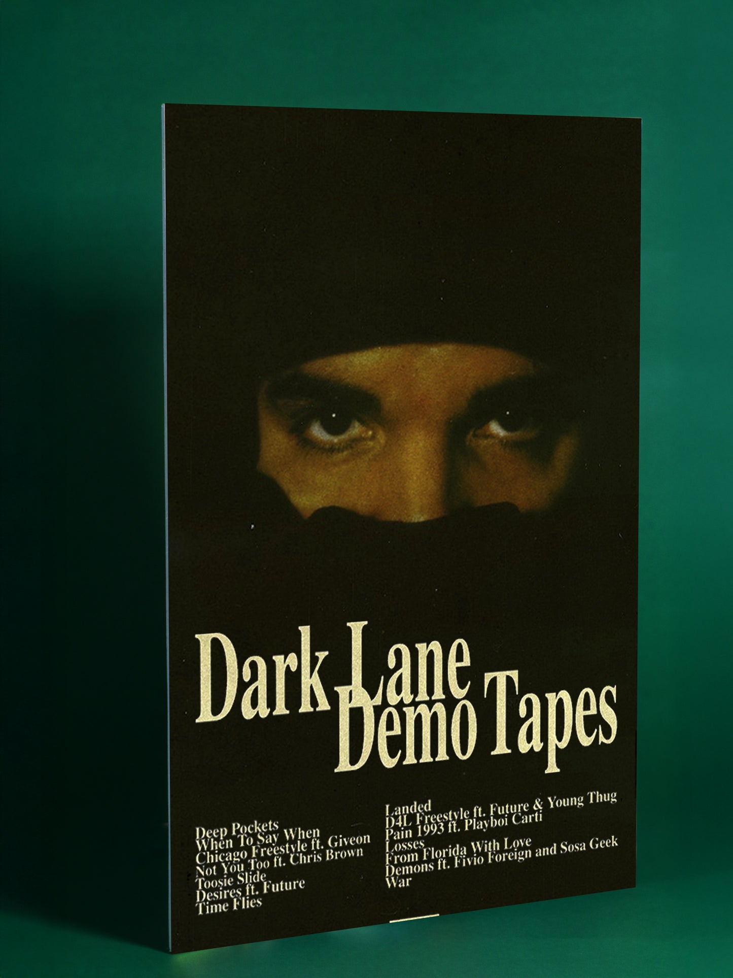 Drake – Dark Lane Demo Tapes Tracklist Poster