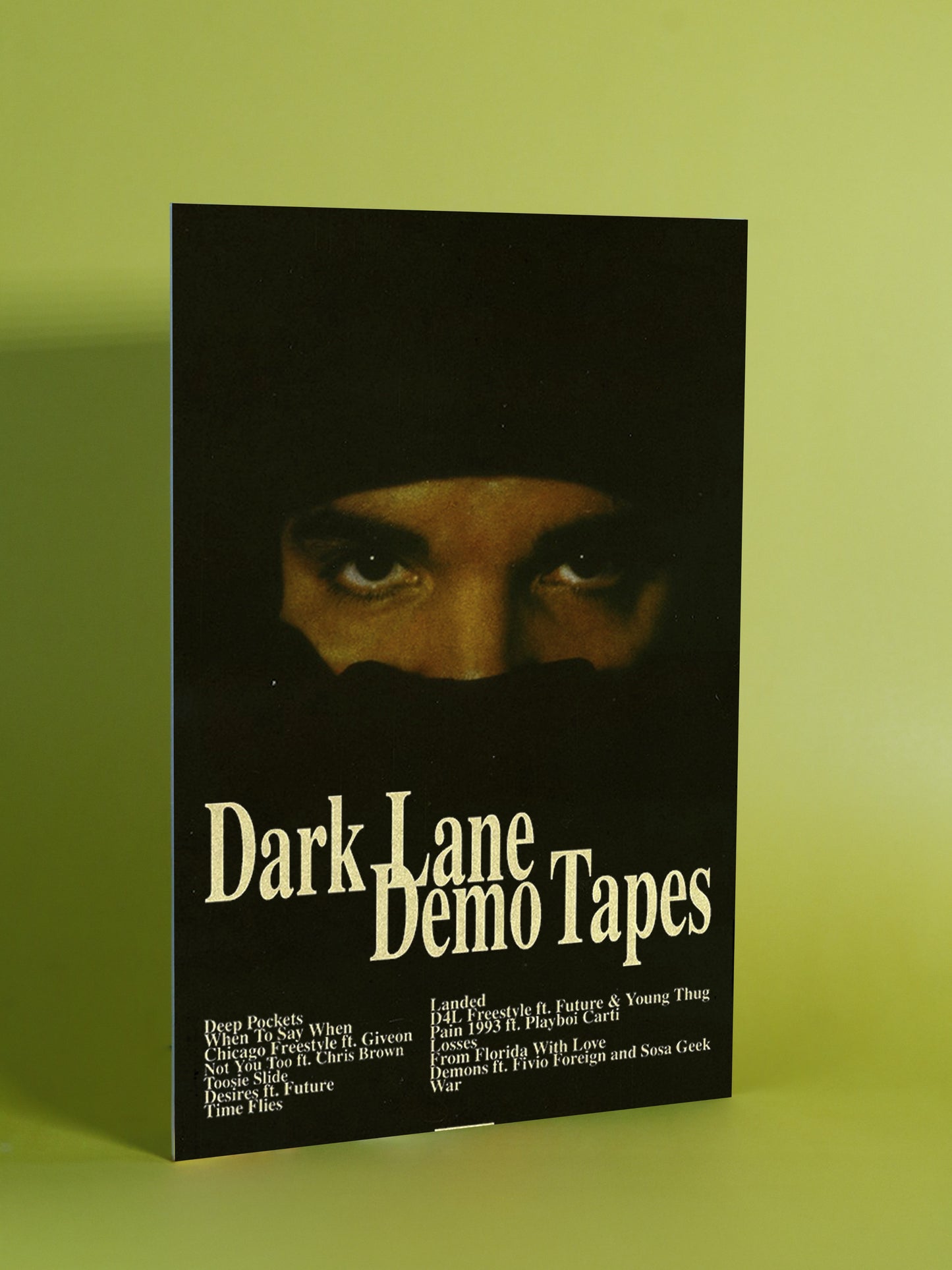 Drake – Dark Lane Demo Tapes Tracklist Poster