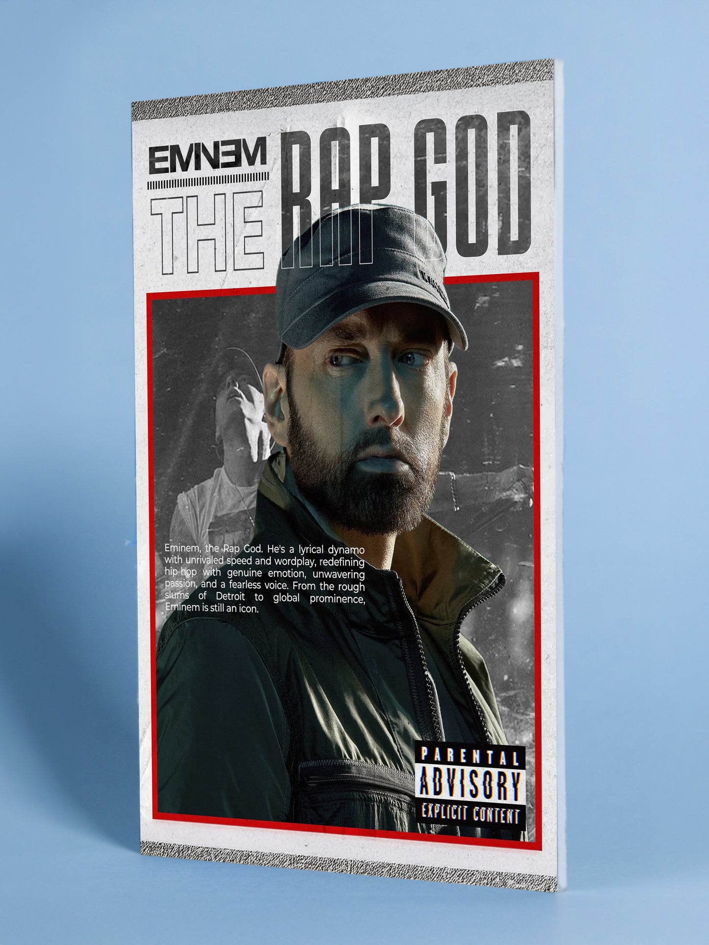 Eminem – The Rap God Cover Art Poster