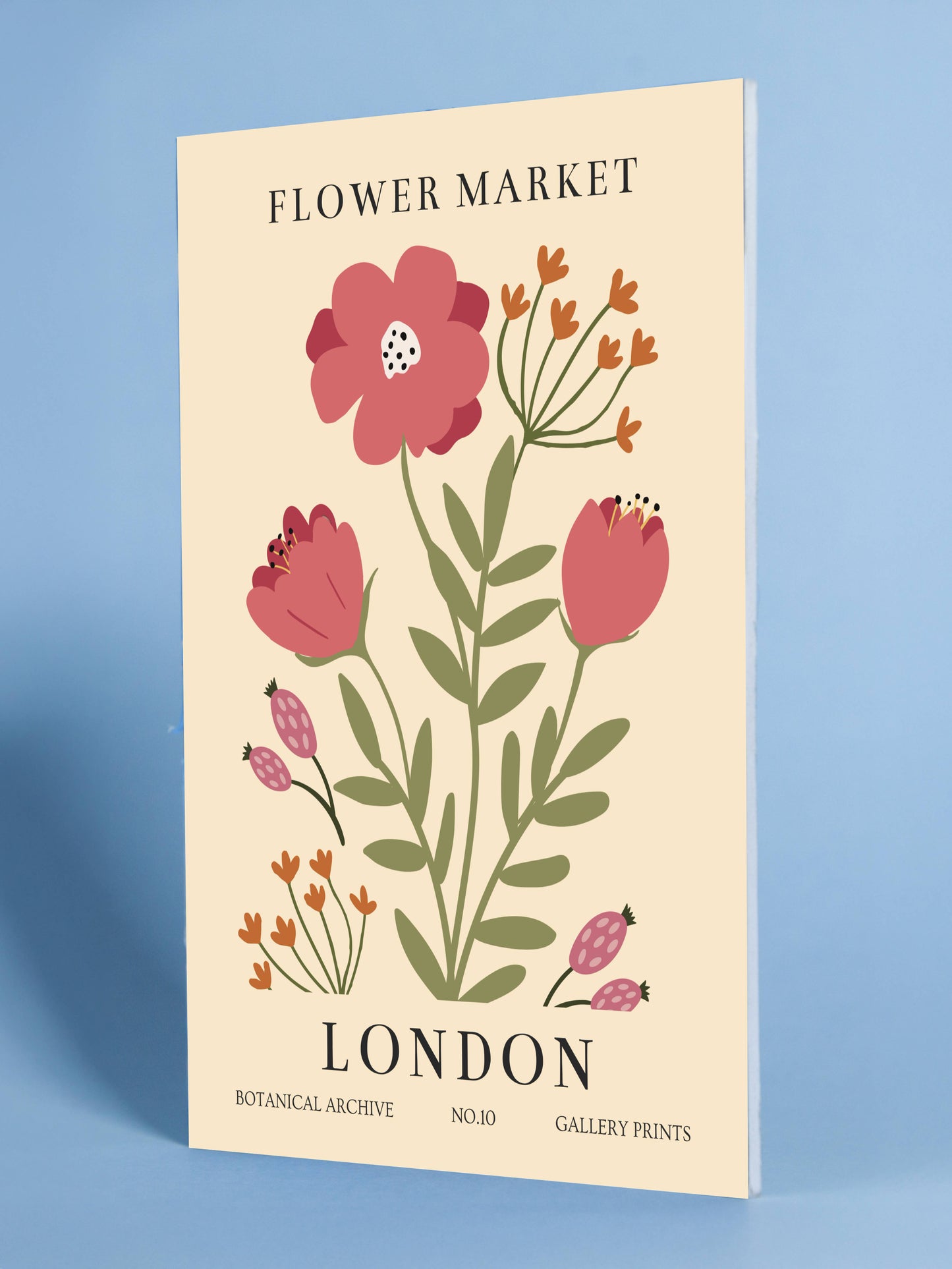 London Flower Market Gallery Print