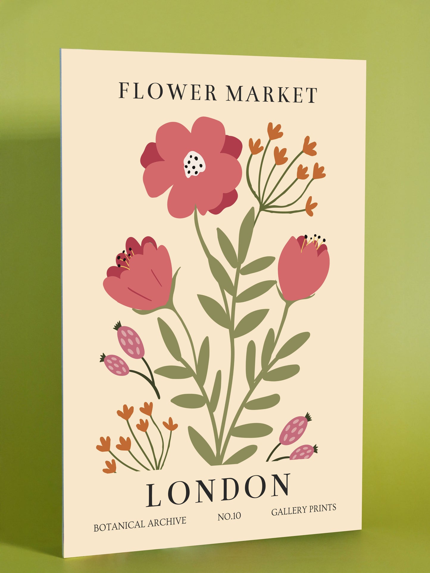 London Flower Market Gallery Print