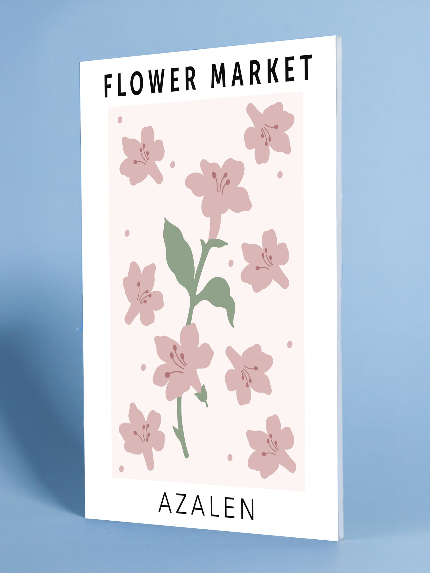 Azalen Flower Market Art Print