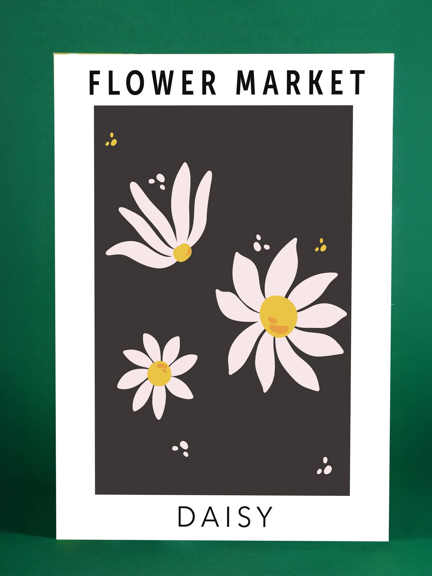 Flower Market Daisy Poster