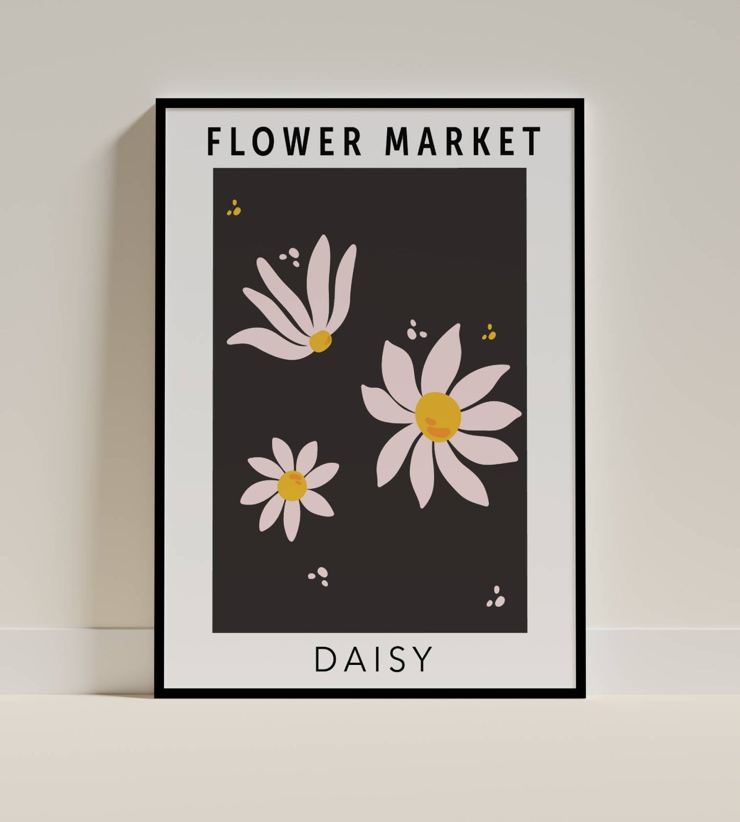 Flower Market Daisy Poster