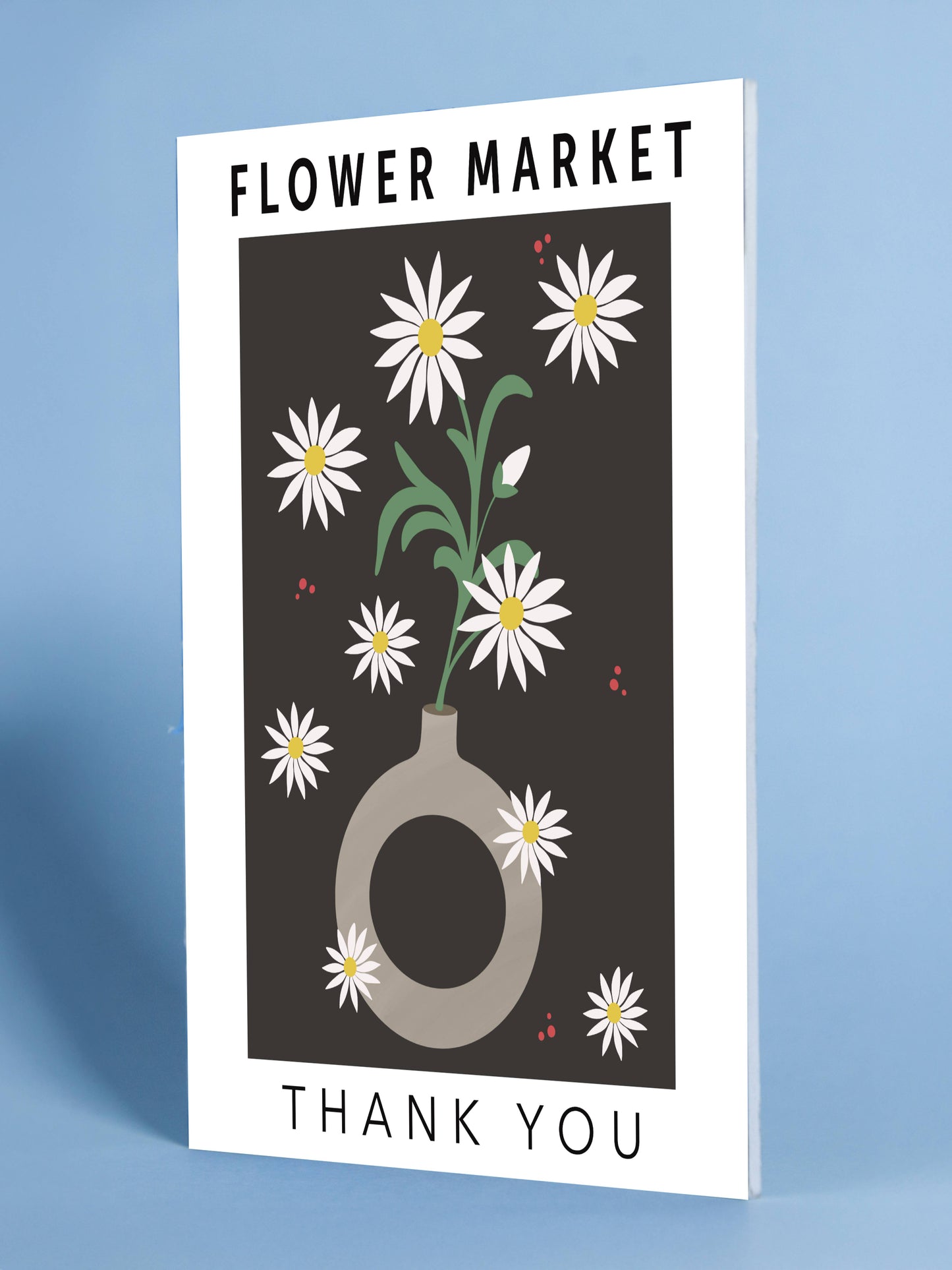 Flower Market Daisy Vase