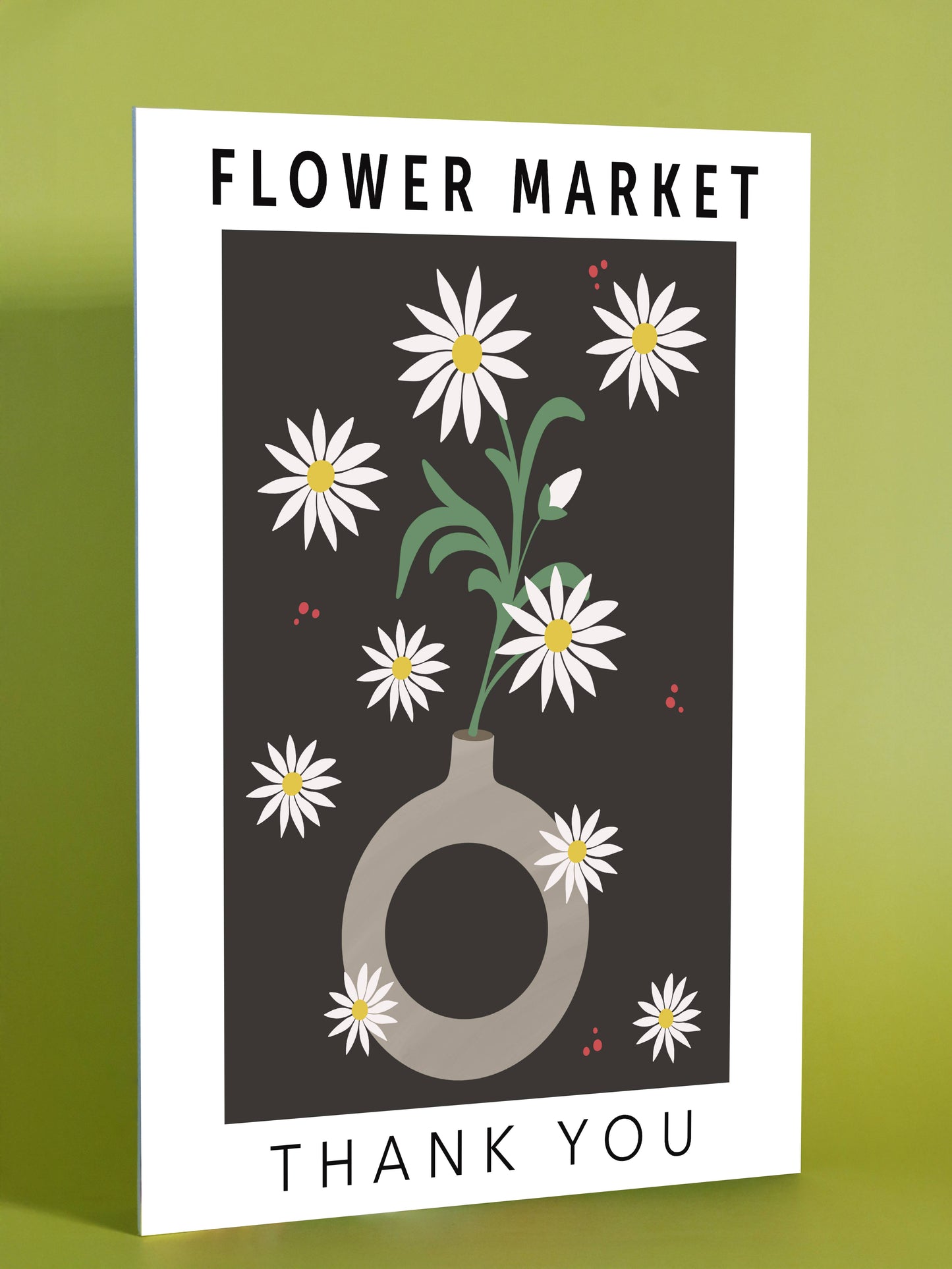 Flower Market Daisy Vase