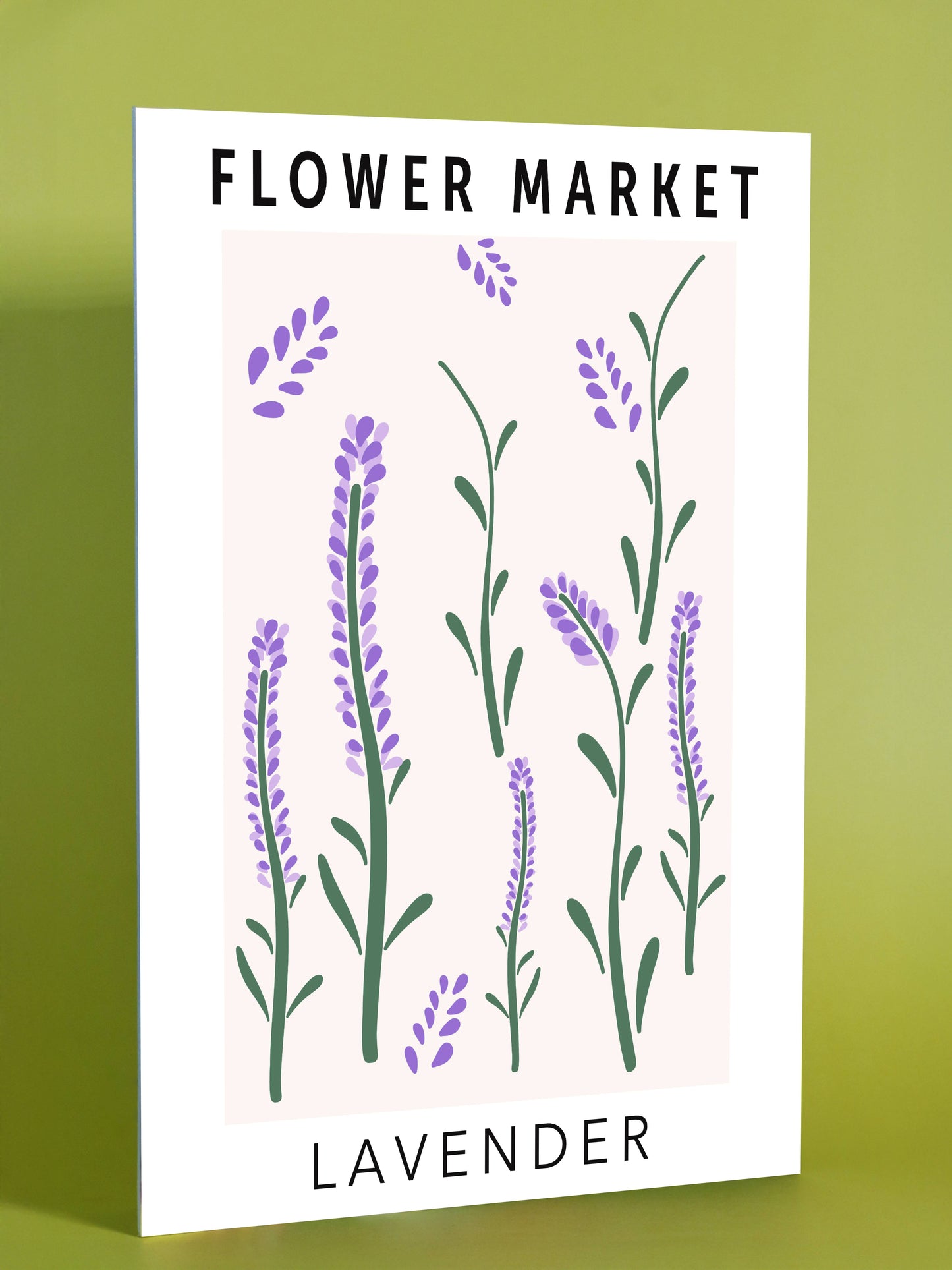Lavender Flower Market Art