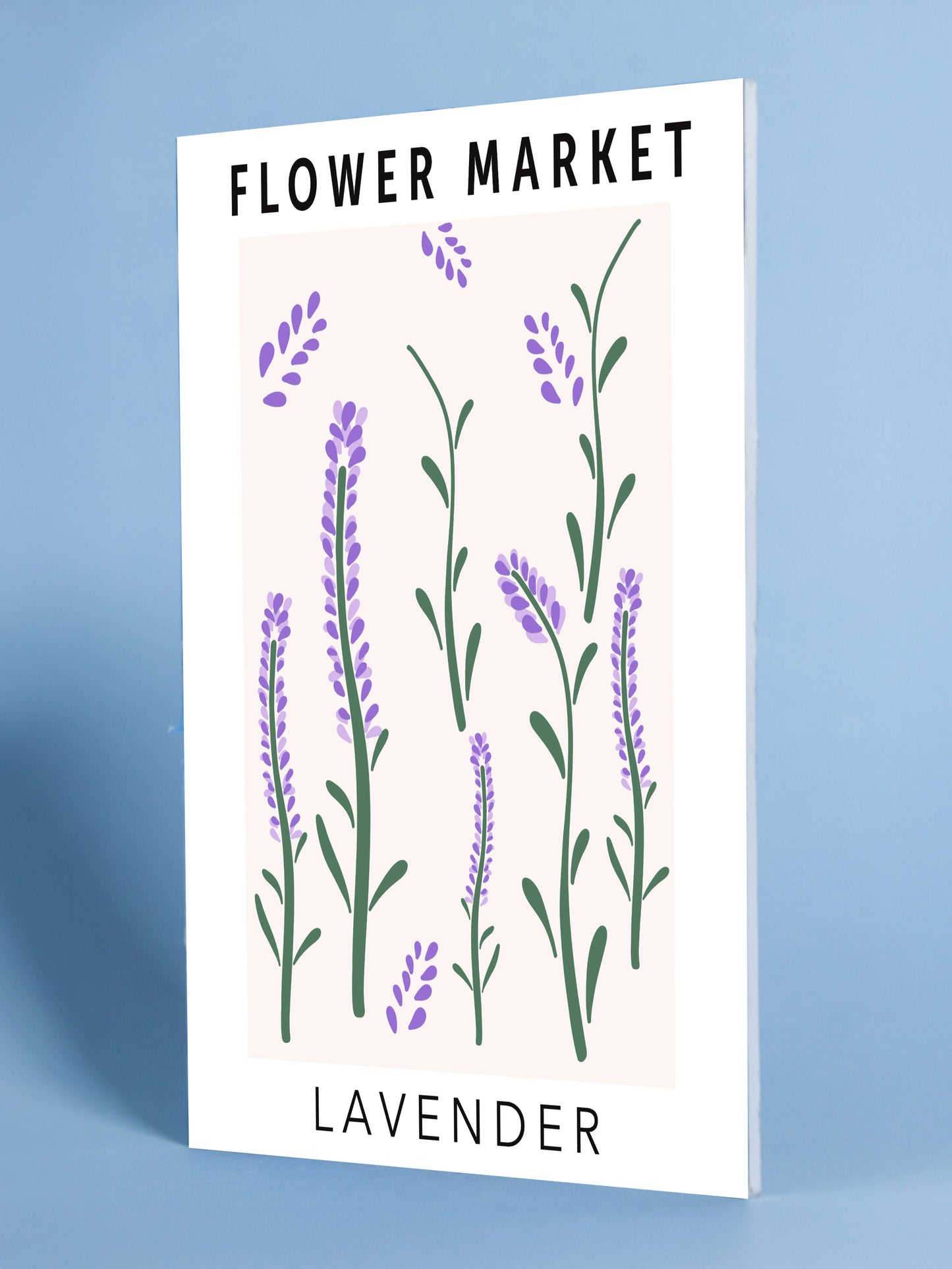 Lavender Flower Market Art