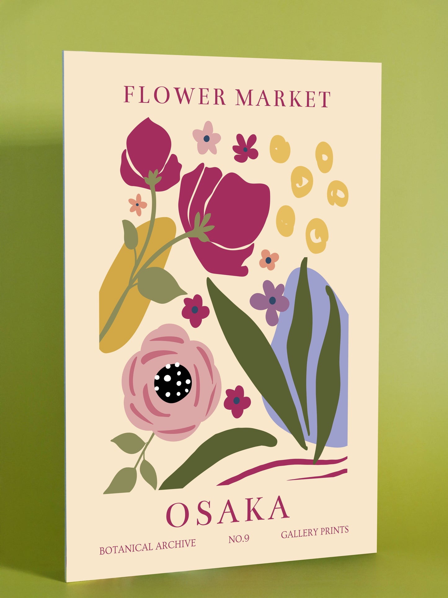Osaka Flower Market Poster
