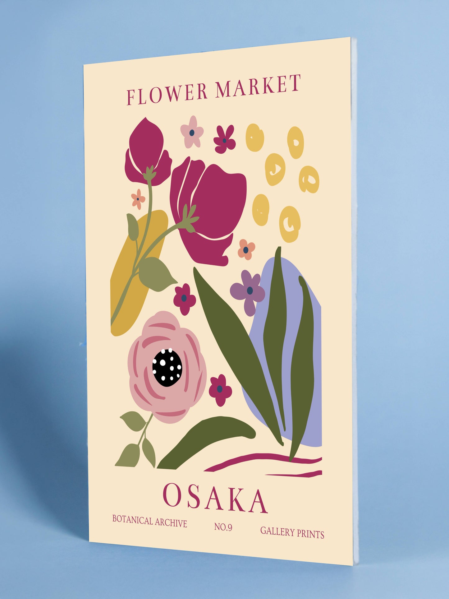 Osaka Flower Market Poster