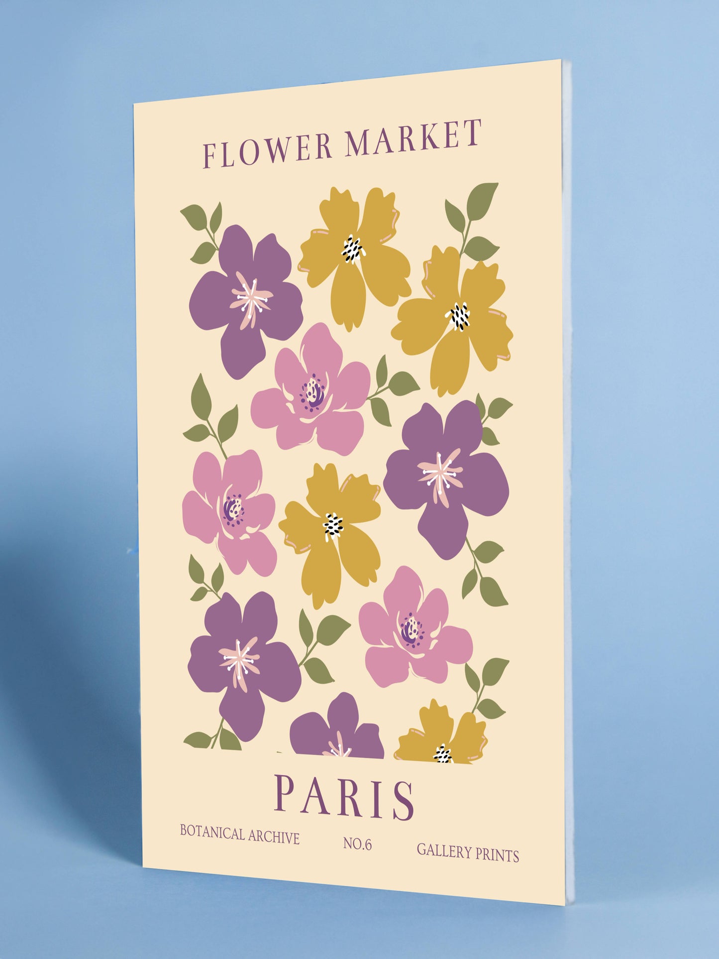 Paris Flower Market Botanical Art