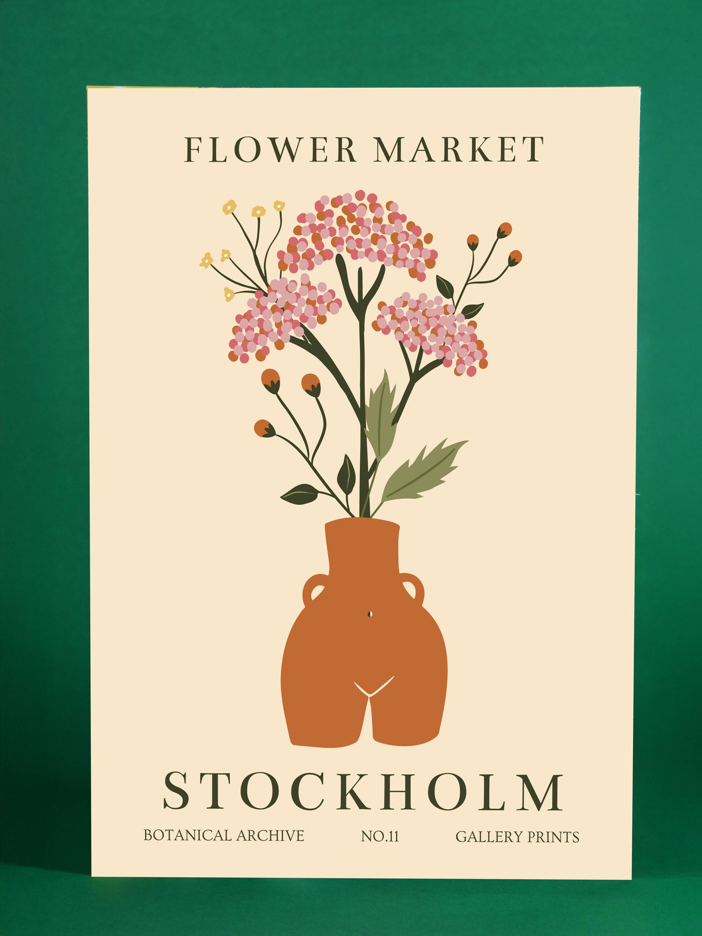 Stockholm Blush Vase Illustration