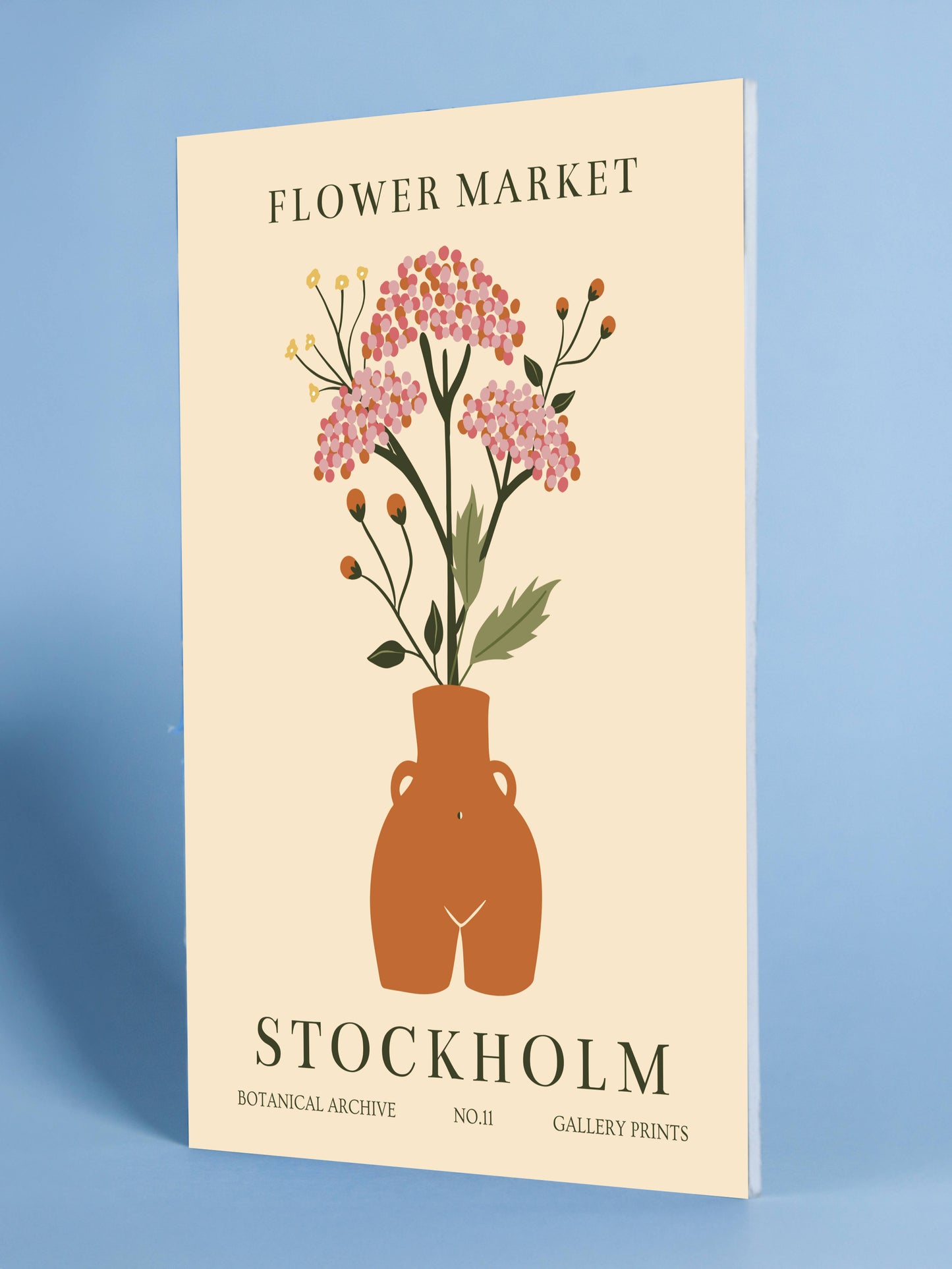 Stockholm Blush Vase Illustration