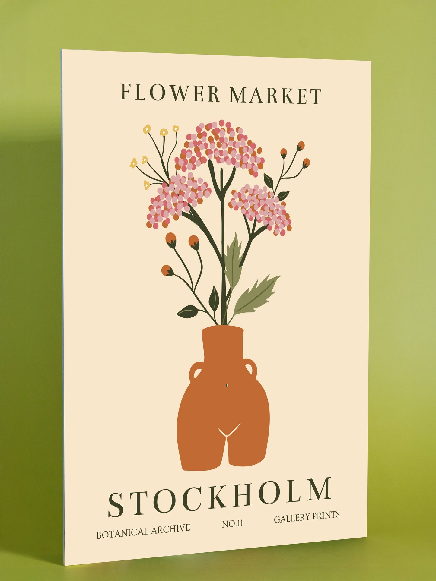 Stockholm Blush Vase Illustration