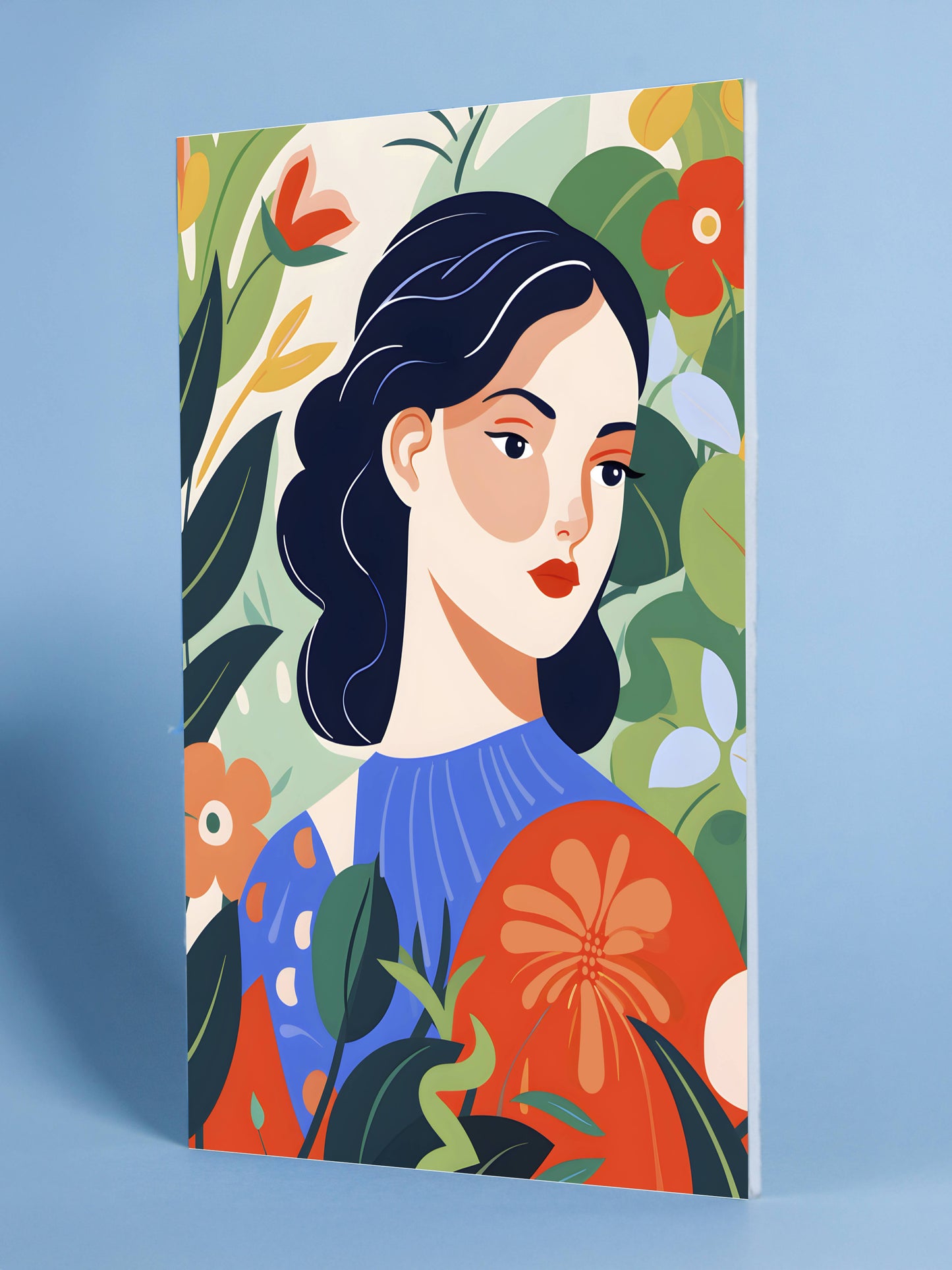 Botanical Woman Art Print