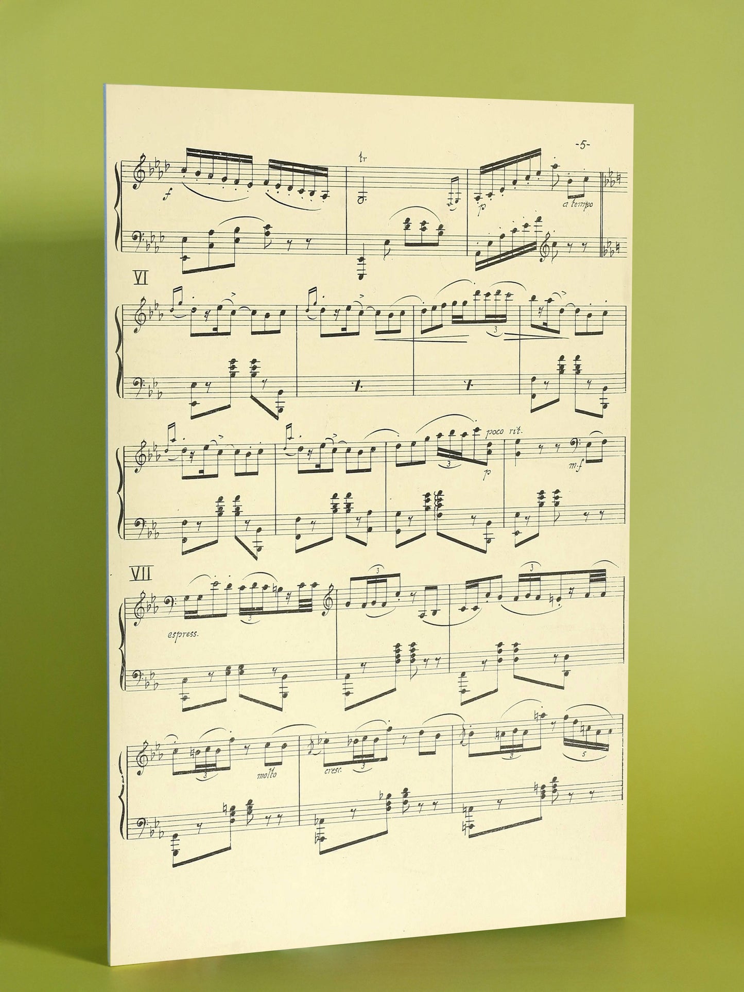 Vintage Classical Sheet Music Art