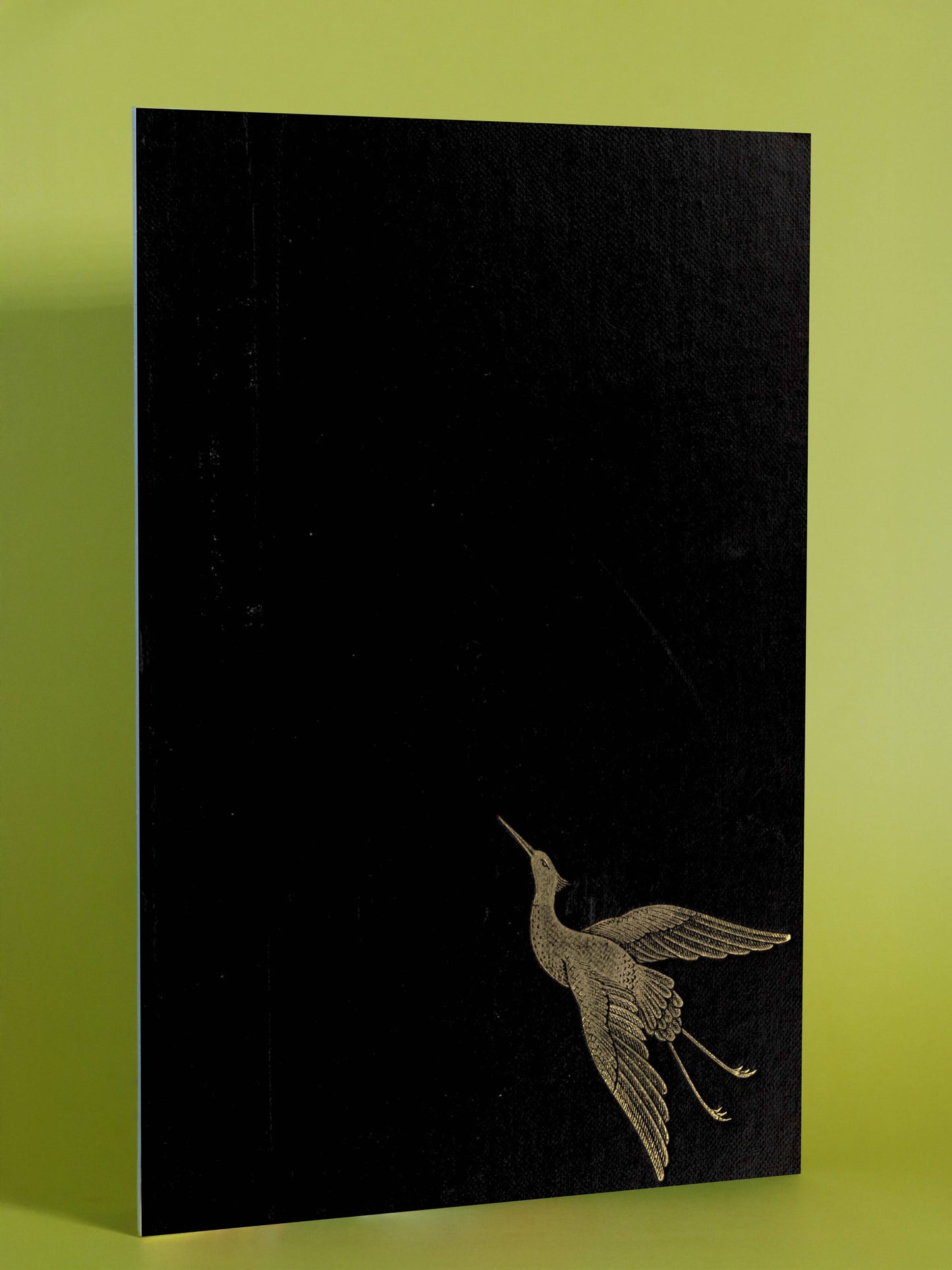 Elegant Gold Bird Illustration