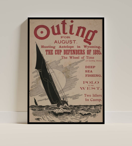 Vintage Outing Magazine Cover