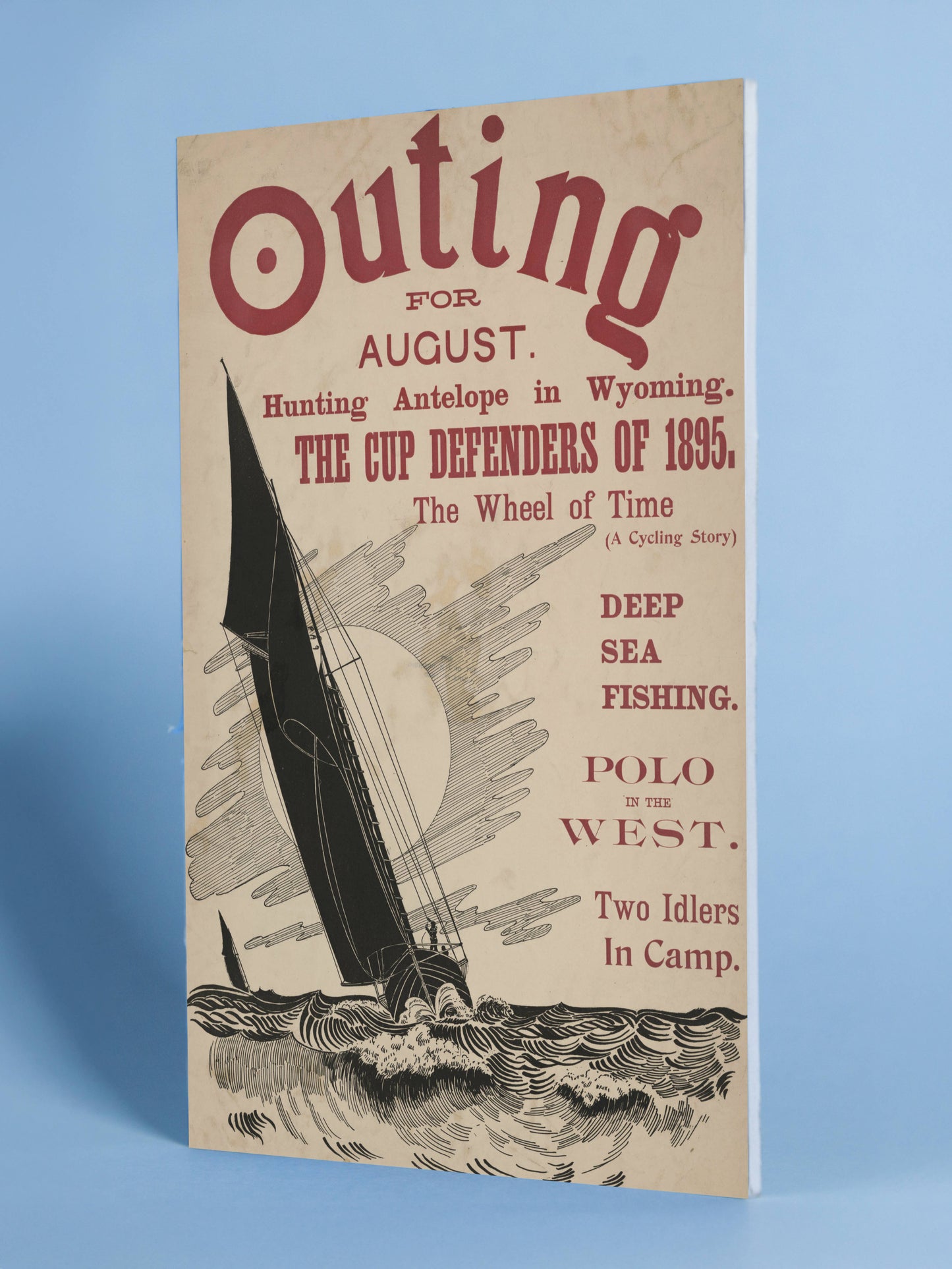 Vintage Outing Magazine Cover