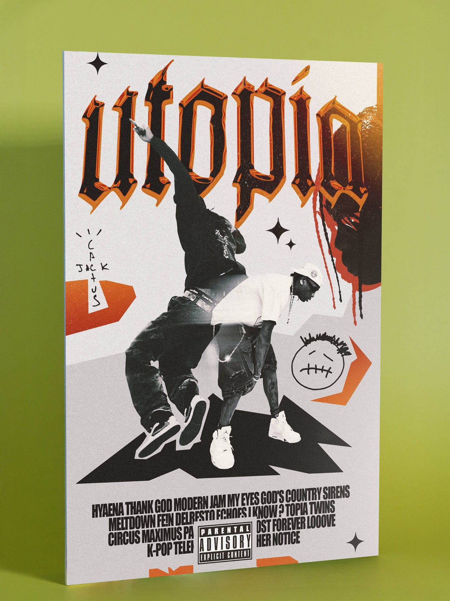 Travis Scott – UTOPIA Album Tracklist Poster