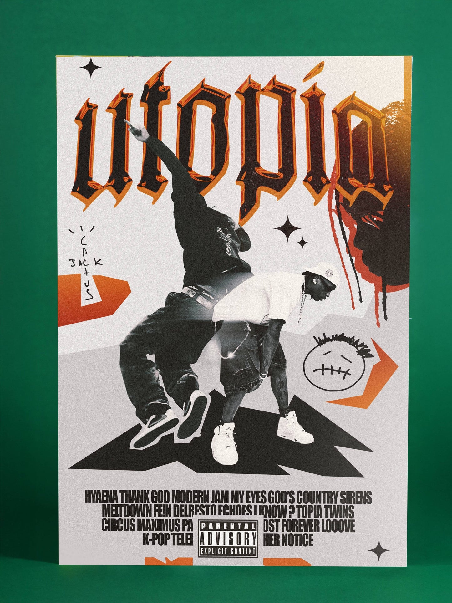Travis Scott – UTOPIA Album Tracklist Poster