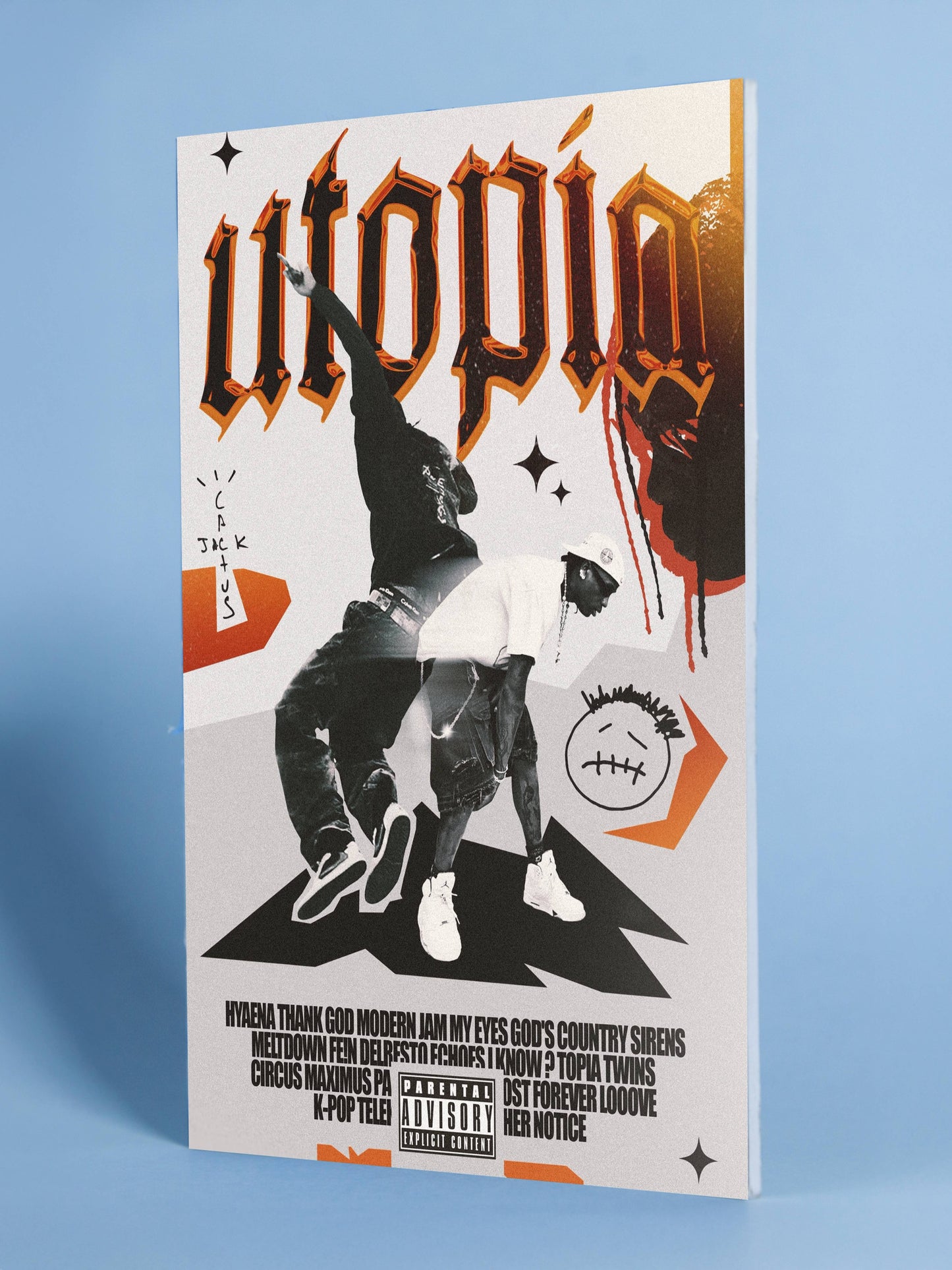 Travis Scott – UTOPIA Album Tracklist Poster