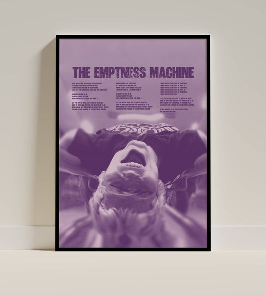 Linkin Park - The Emptiness Machine Lyrics Poster
