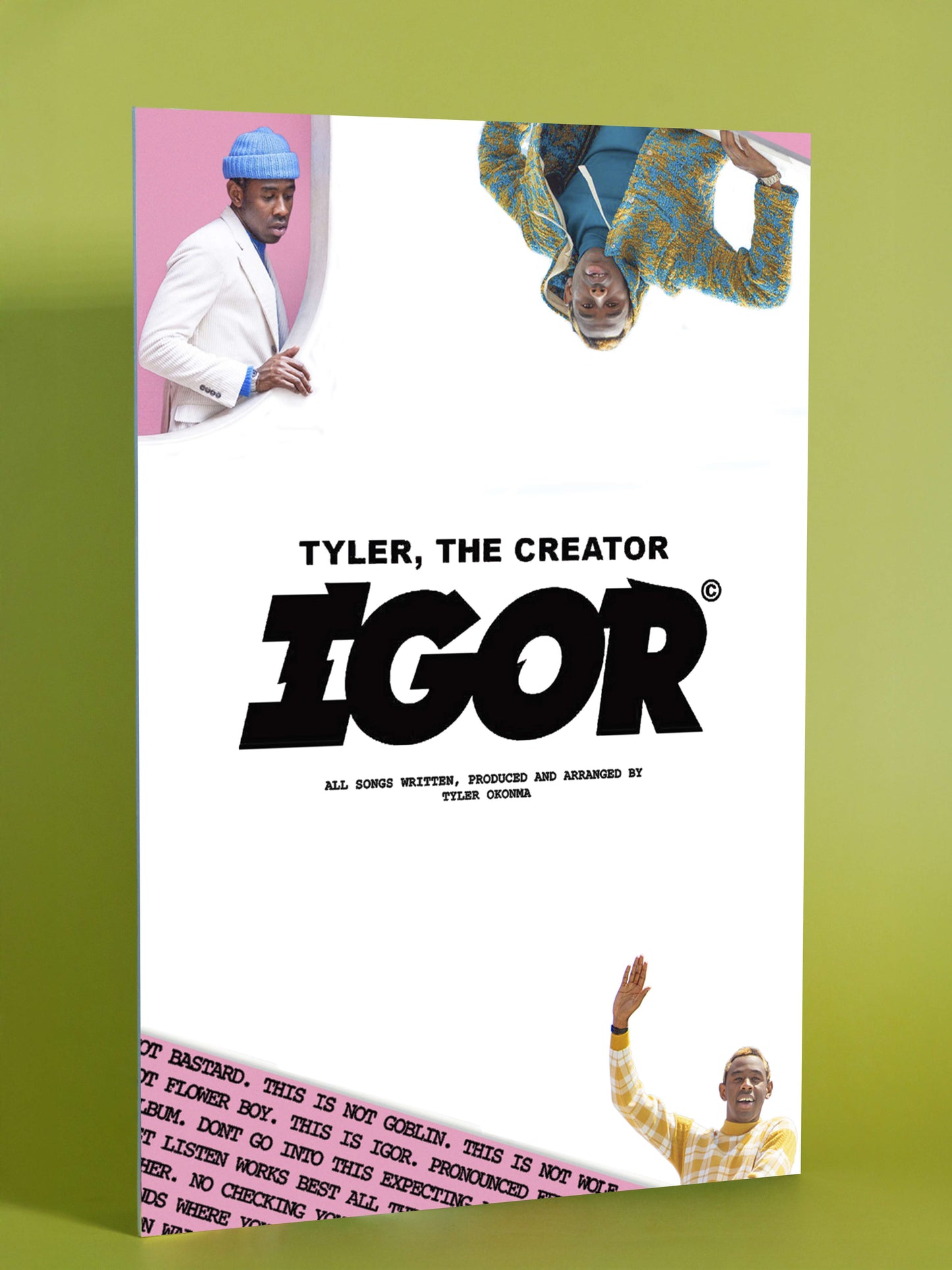 Tyler, The Creator IGOR Album Poster