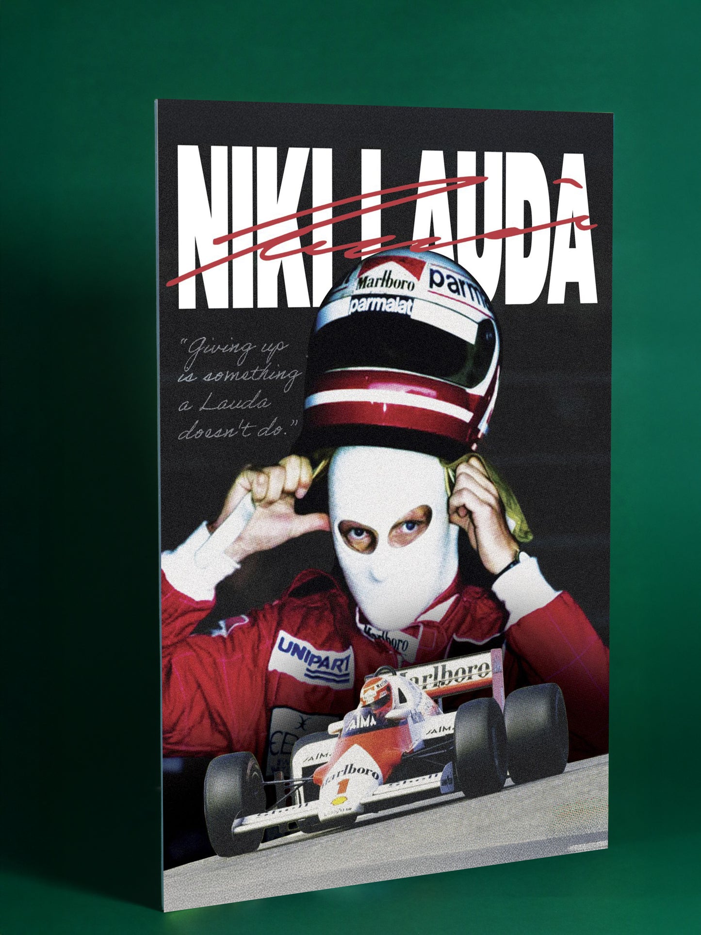 Niki Lauda – Classic F1 Champion Poster