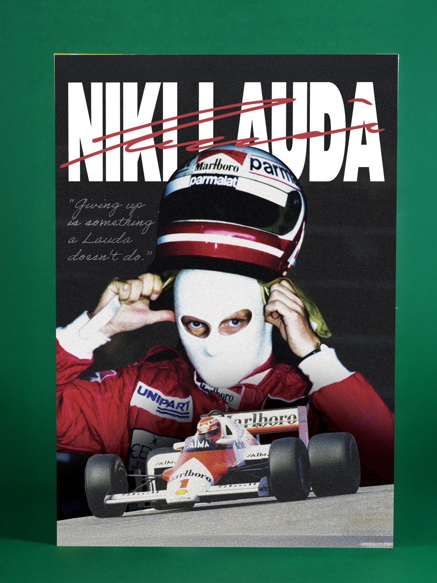 Niki Lauda – Classic F1 Champion Poster