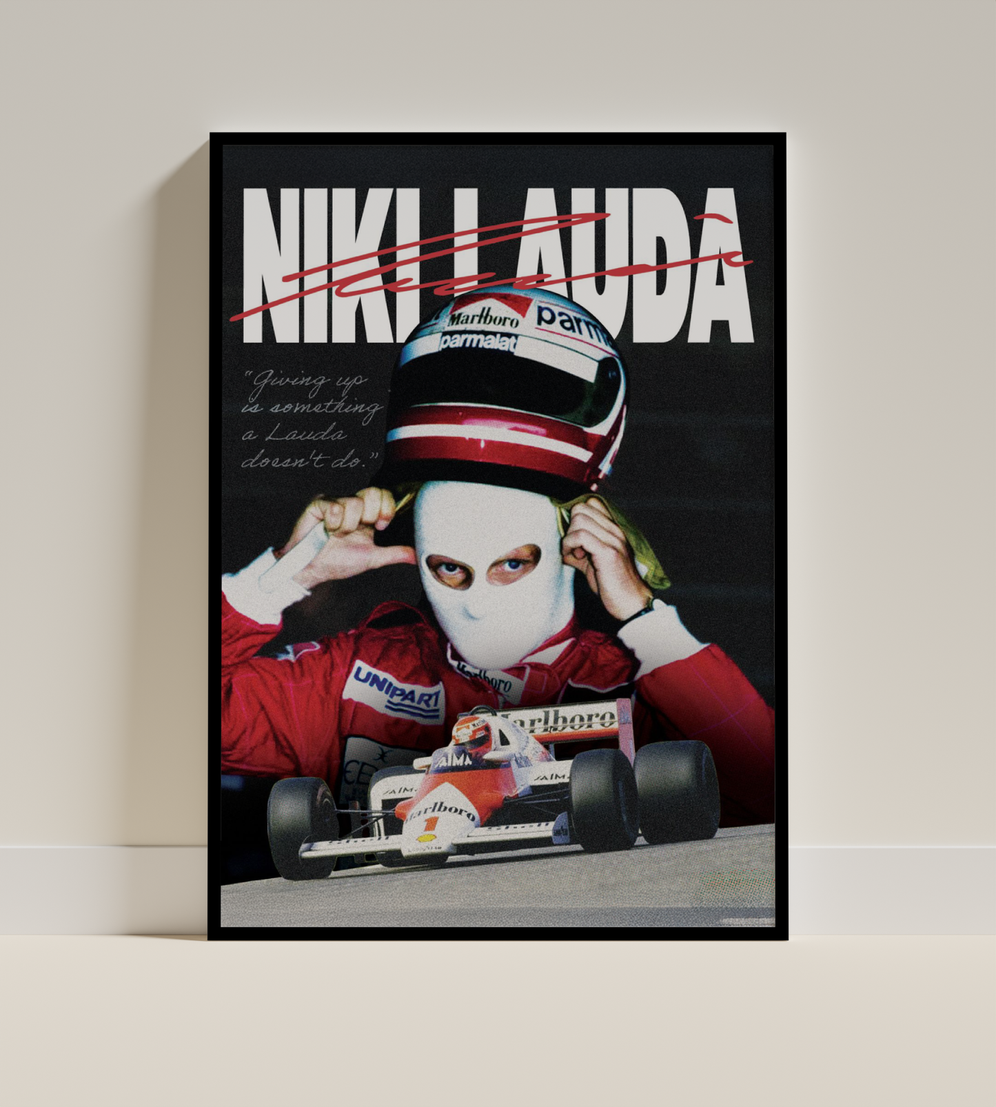Niki Lauda – Classic F1 Champion Poster